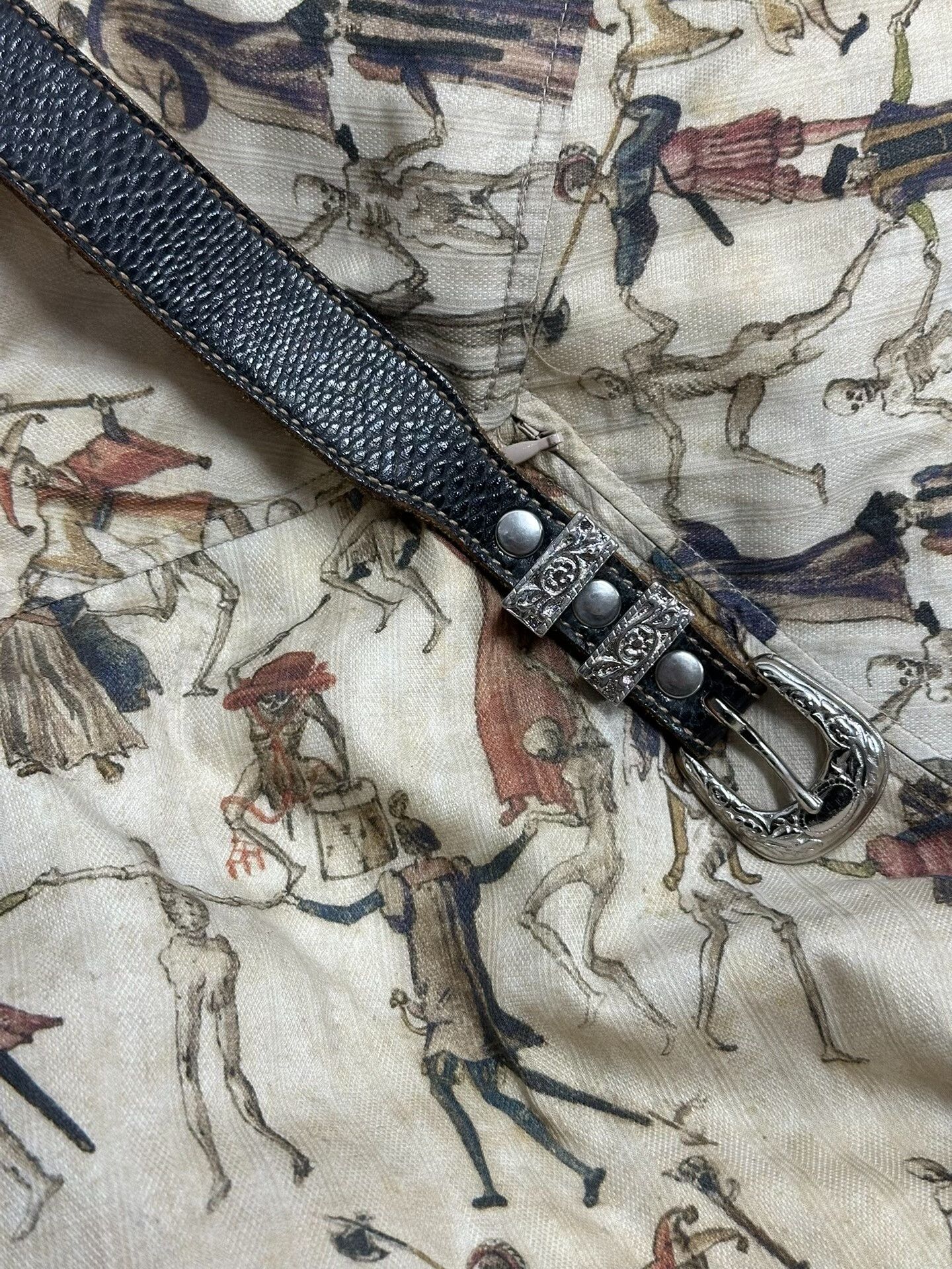 Comme des Garcons Comme des Garcons Decorative Leather Belt Size ONE SIZE - 3 Thumbnail