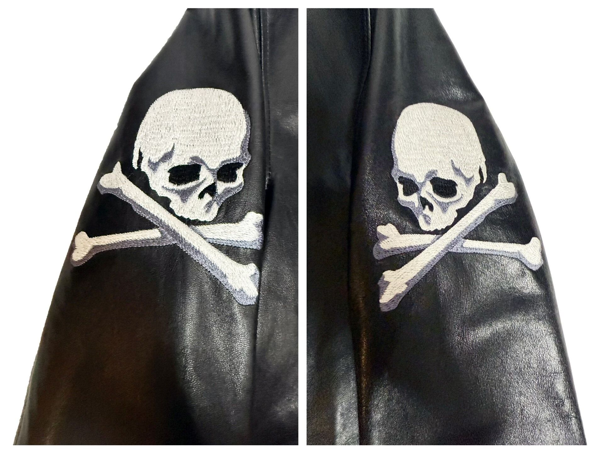 Mastermind Japan MMJ Embroidered Skull Leather Jacket Size US M / EU 48-50 / 2 - 5 Thumbnail