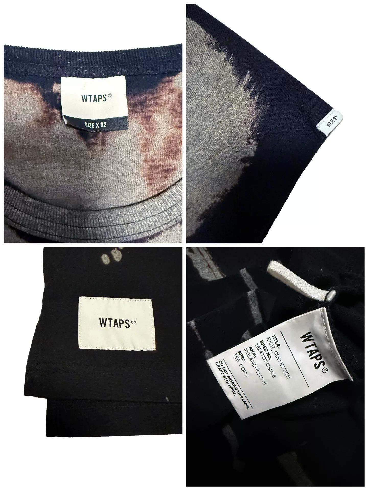 Wtaps WTAPS 18AW Melancholic 01 Tee Size US M / EU 48-50 / 2 - 7 Thumbnail