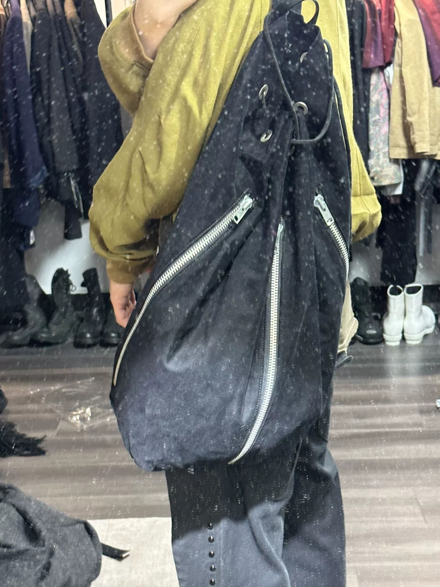 Y's for Men Yohji Yamamoto Y's Multi-Zip Bag Size ONE SIZE - 9 Thumbnail