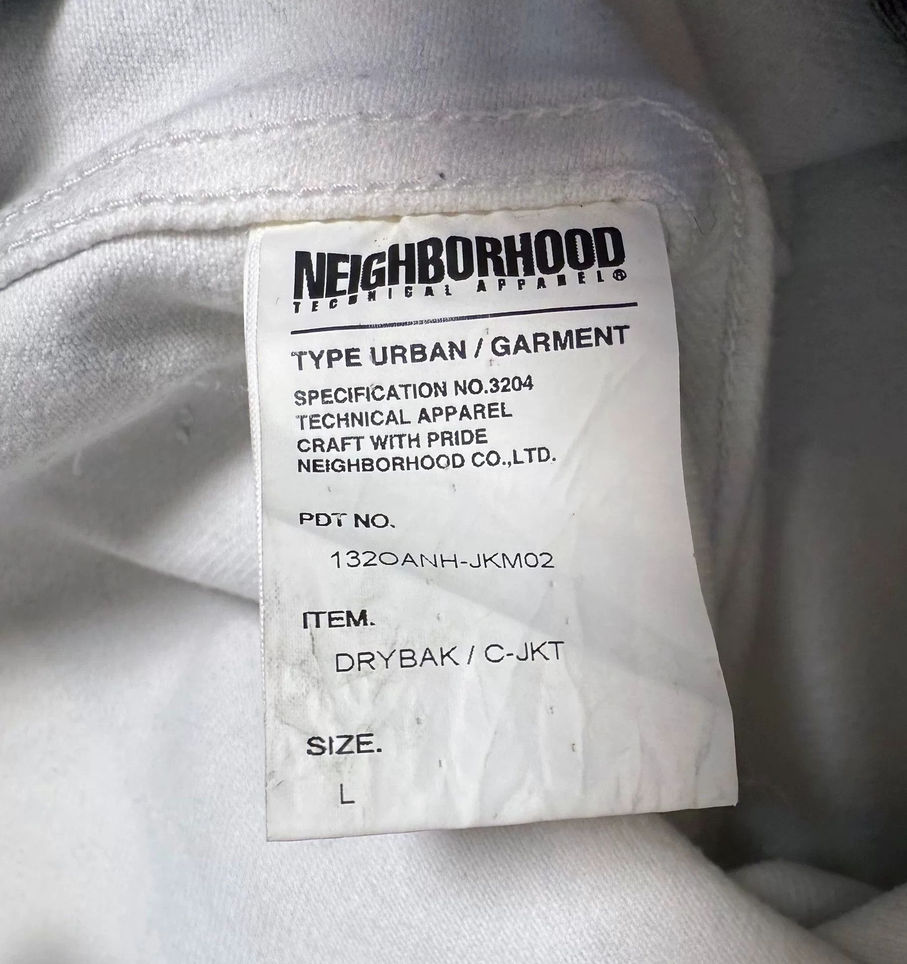 Neighborhood Neighborhood NBHD 13AW DRYBAK/C-JKT Size US L / EU 52-54 / 3 - 9 Thumbnail