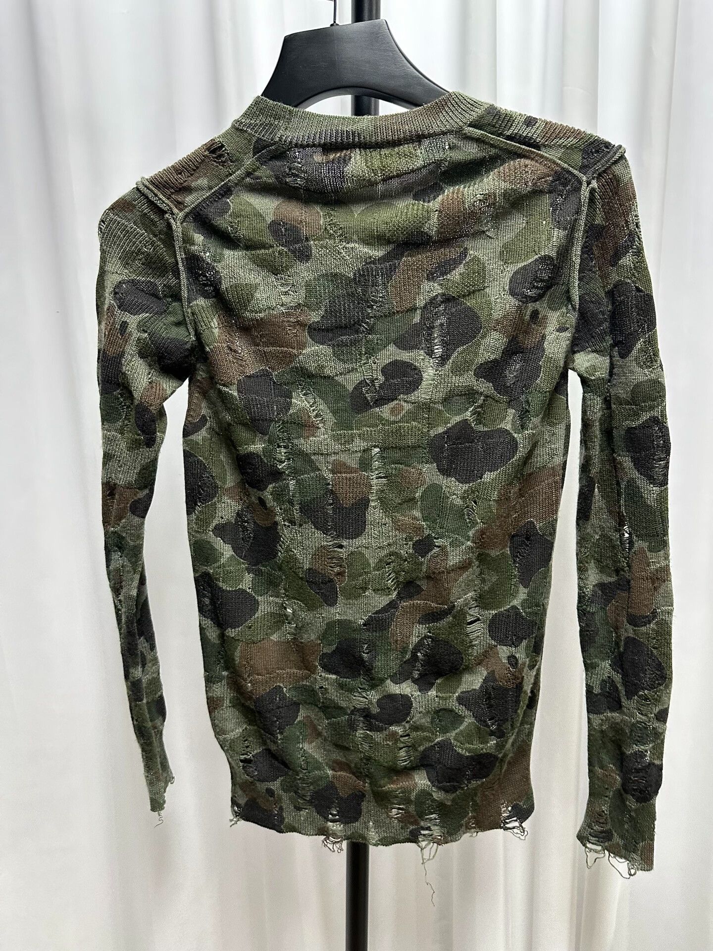 Junya Watanabe Junya Watanabe Camo Knit Sweater Size US M / EU 48-50 / 2 - 5 Thumbnail