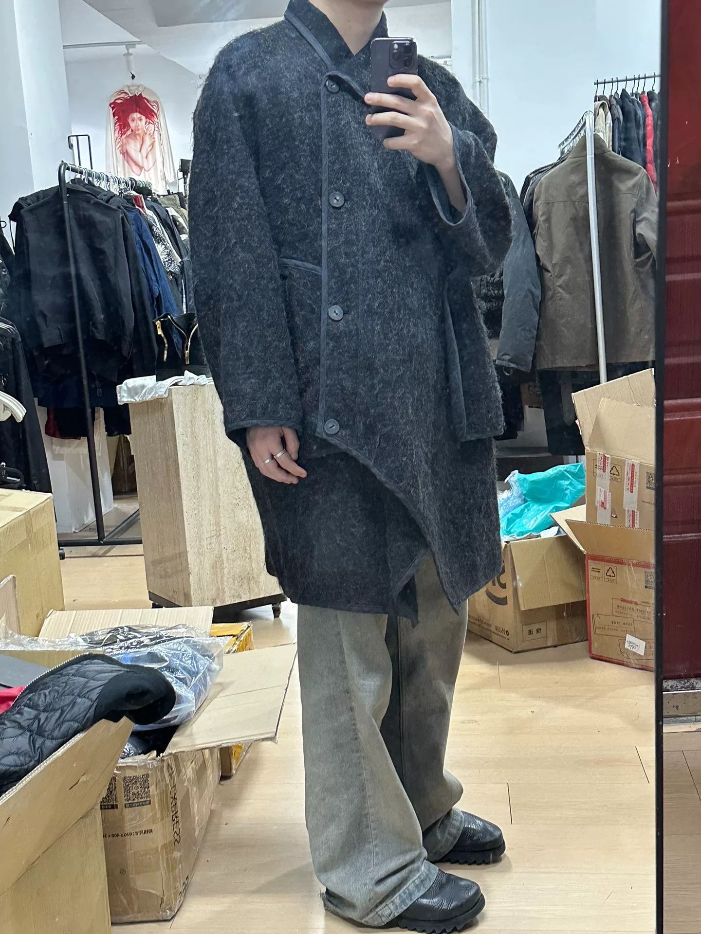 Issey Miyake Issey Sport Wool Coat - Early Design Size L / US 10 / IT 46 - 6 Thumbnail