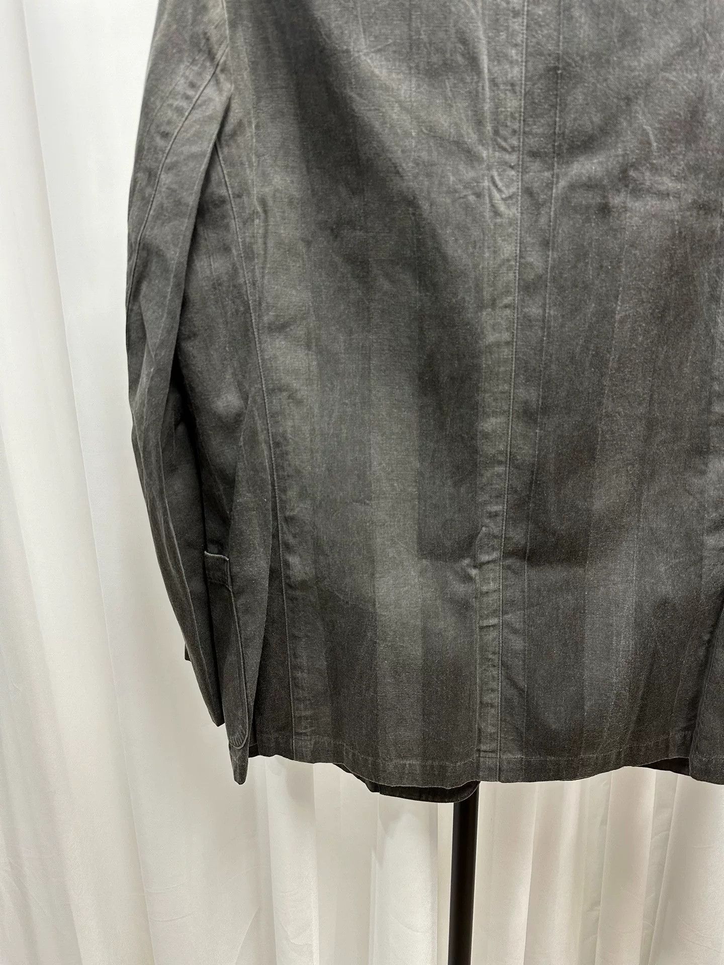 Y's for Men Yohji Yamamoto Gray Striped Suit Jacket Size US M / EU 48-50 / 2 - 6 Thumbnail