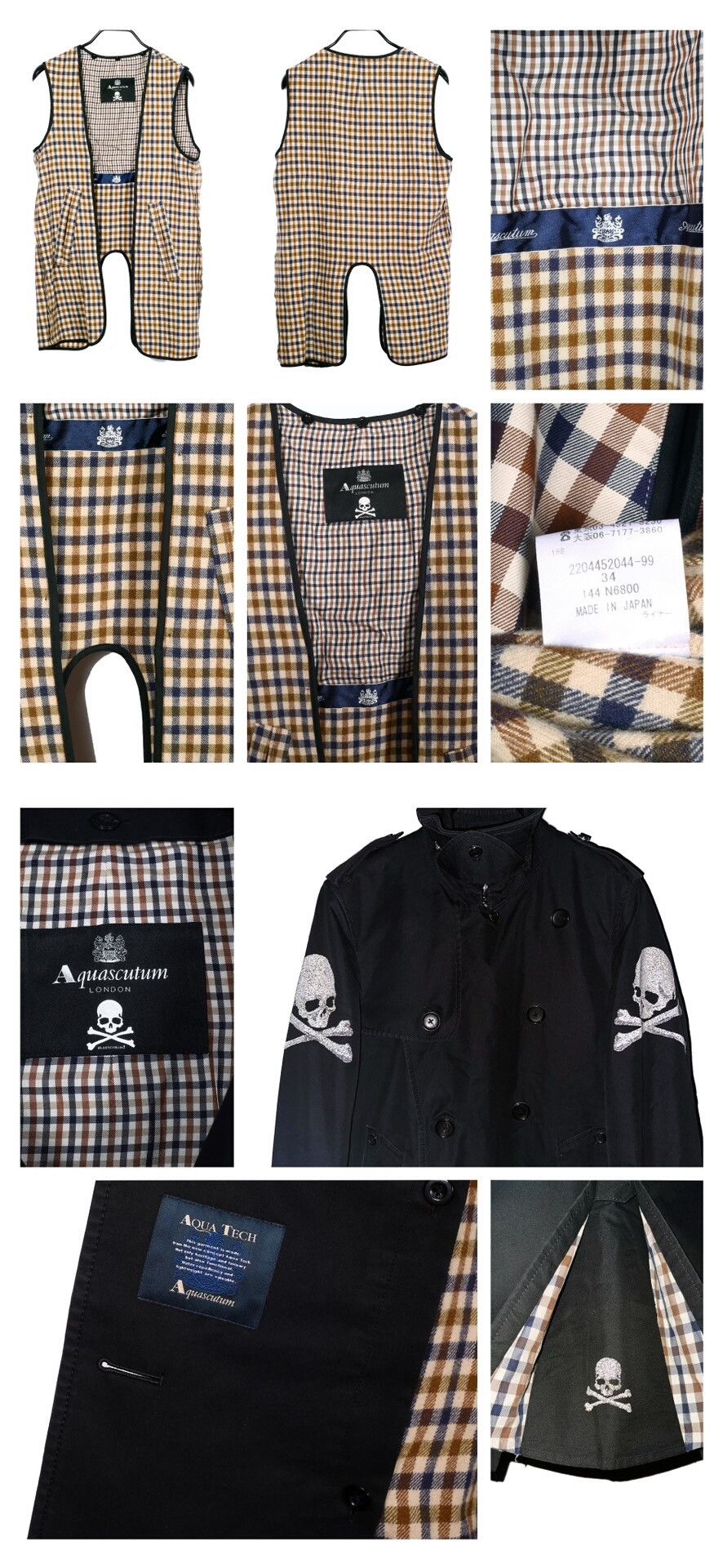 Mastermind Japan mmj×Aquascutum Waterproof Rain Coat Size US S / EU 44-46 / 1 - 8 Thumbnail