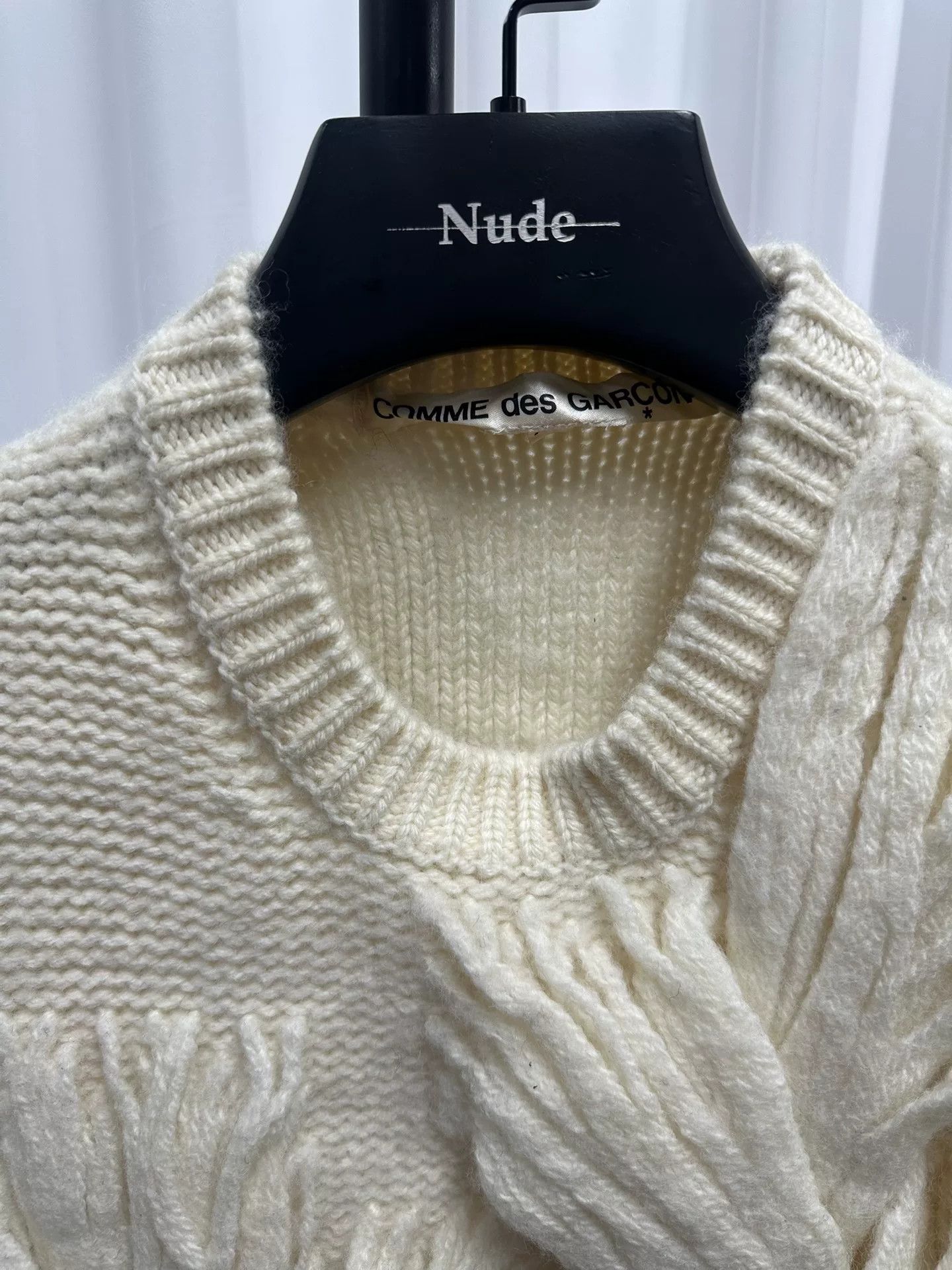 Comme des Garcons Comme des Garcons Braided Wool Sweater Size XS / US 0-2 / IT 36-38 - 4 Thumbnail