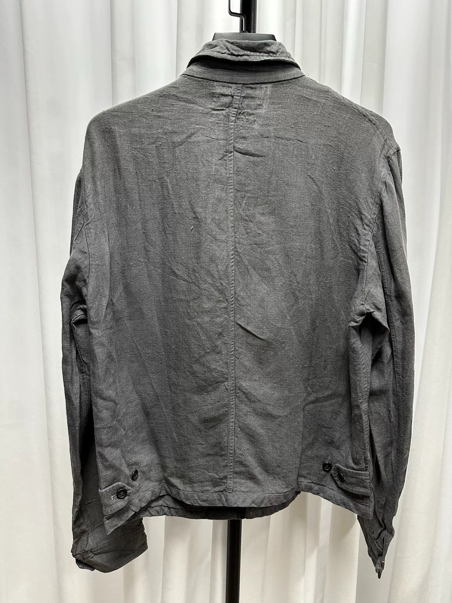 Comme des Garcons Comme des Garcons Gray Linen Jacket Size US M / EU 48-50 / 2 - 5 Thumbnail