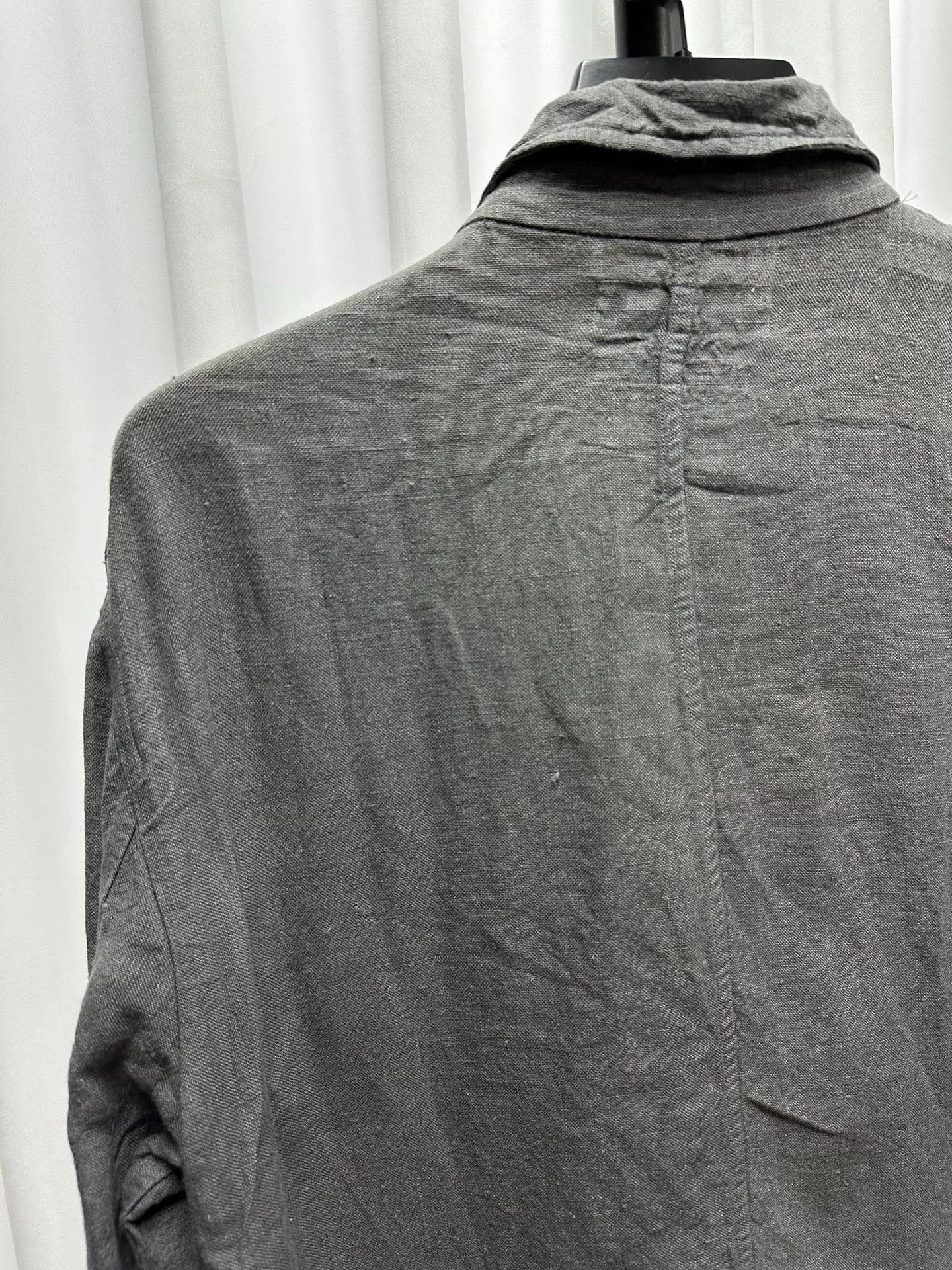 Comme des Garcons Comme des Garcons Gray Linen Jacket Size US M / EU 48-50 / 2 - 6 Thumbnail