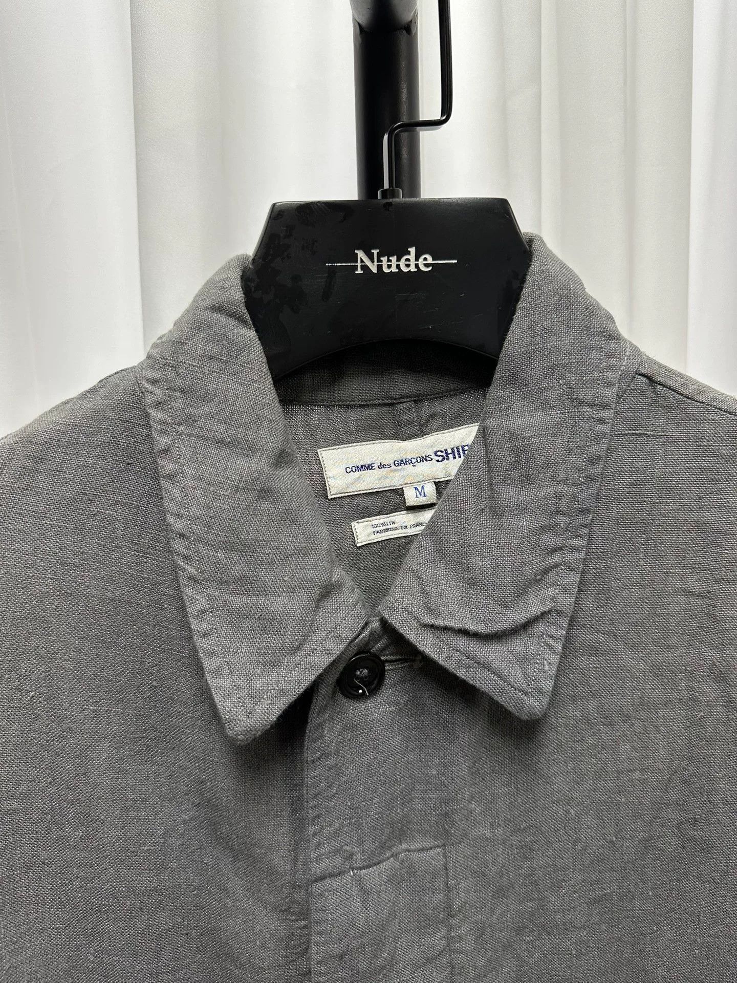 Comme des Garcons Comme des Garcons Gray Linen Jacket Size US M / EU 48-50 / 2 - 4 Thumbnail