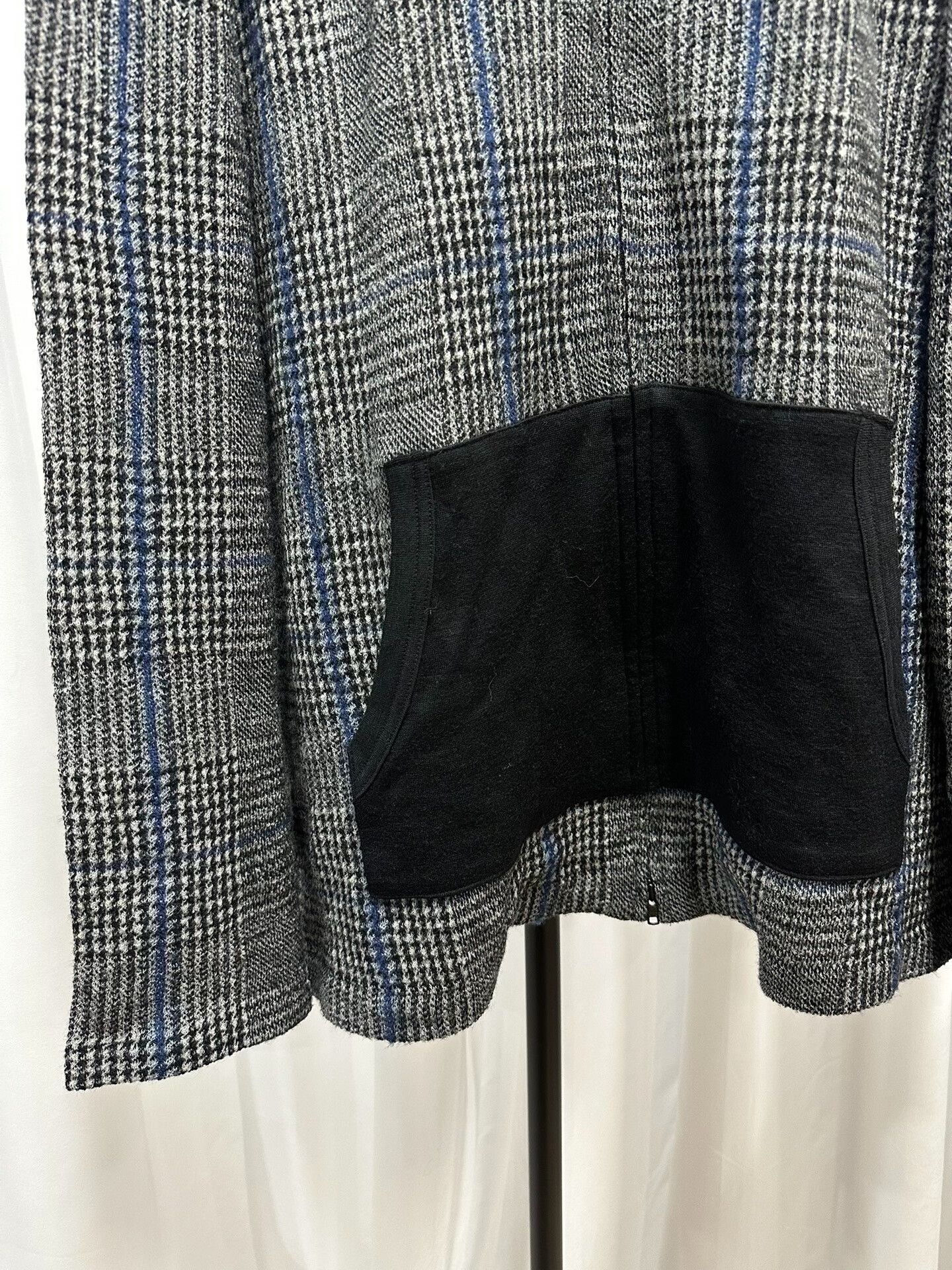 Yohji Yamamoto Yohji Yamamoto Wool Hooded Sweater Coat Size US L / EU 52-54 / 3 - 3 Thumbnail