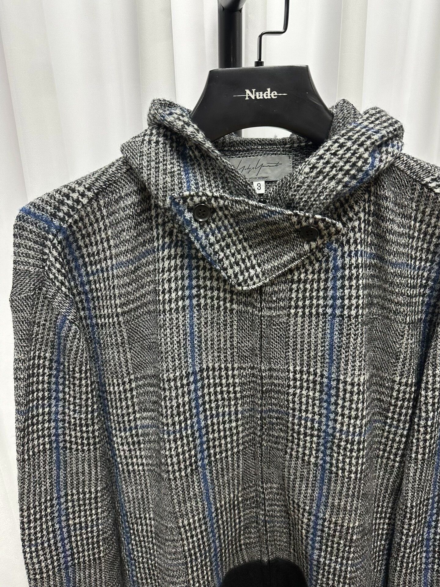 Yohji Yamamoto Yohji Yamamoto Wool Hooded Sweater Coat Size US L / EU 52-54 / 3 - 2 Thumbnail