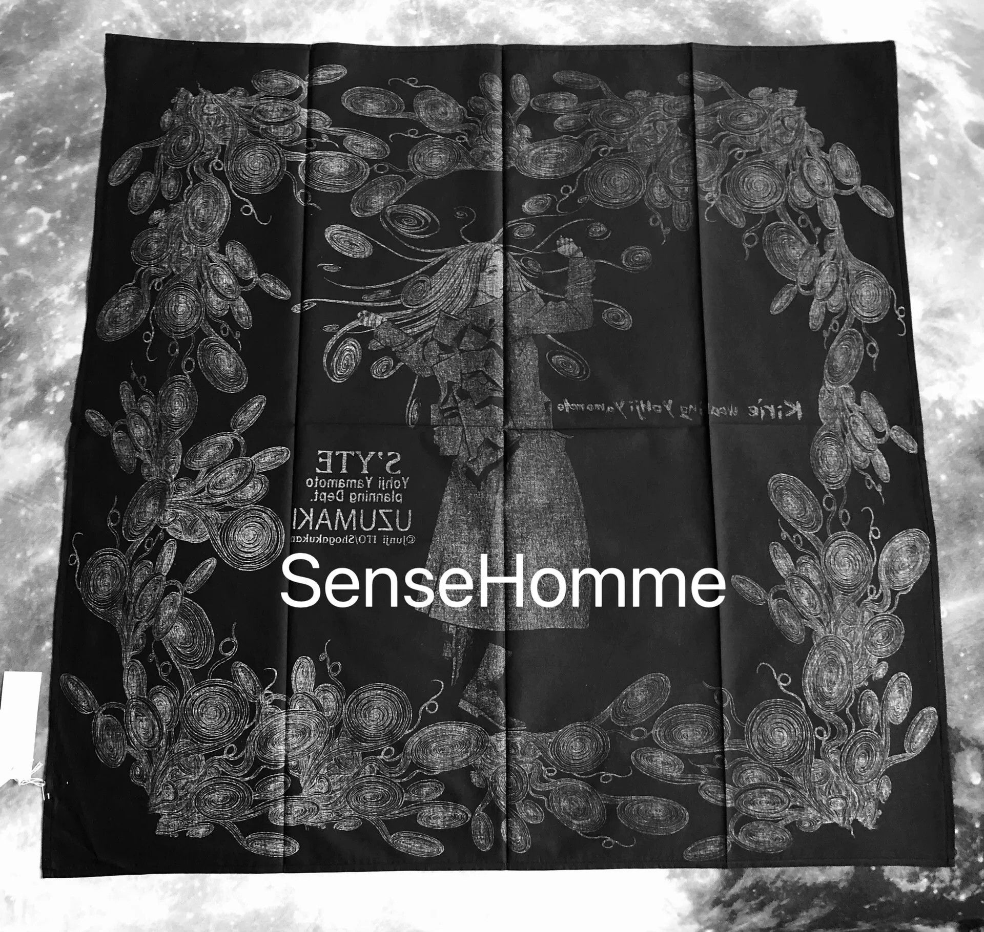 Yohji Yamamoto Yohji Yamamoto SYTE Collab Swirl Scarf Size ONE SIZE - 7 Thumbnail