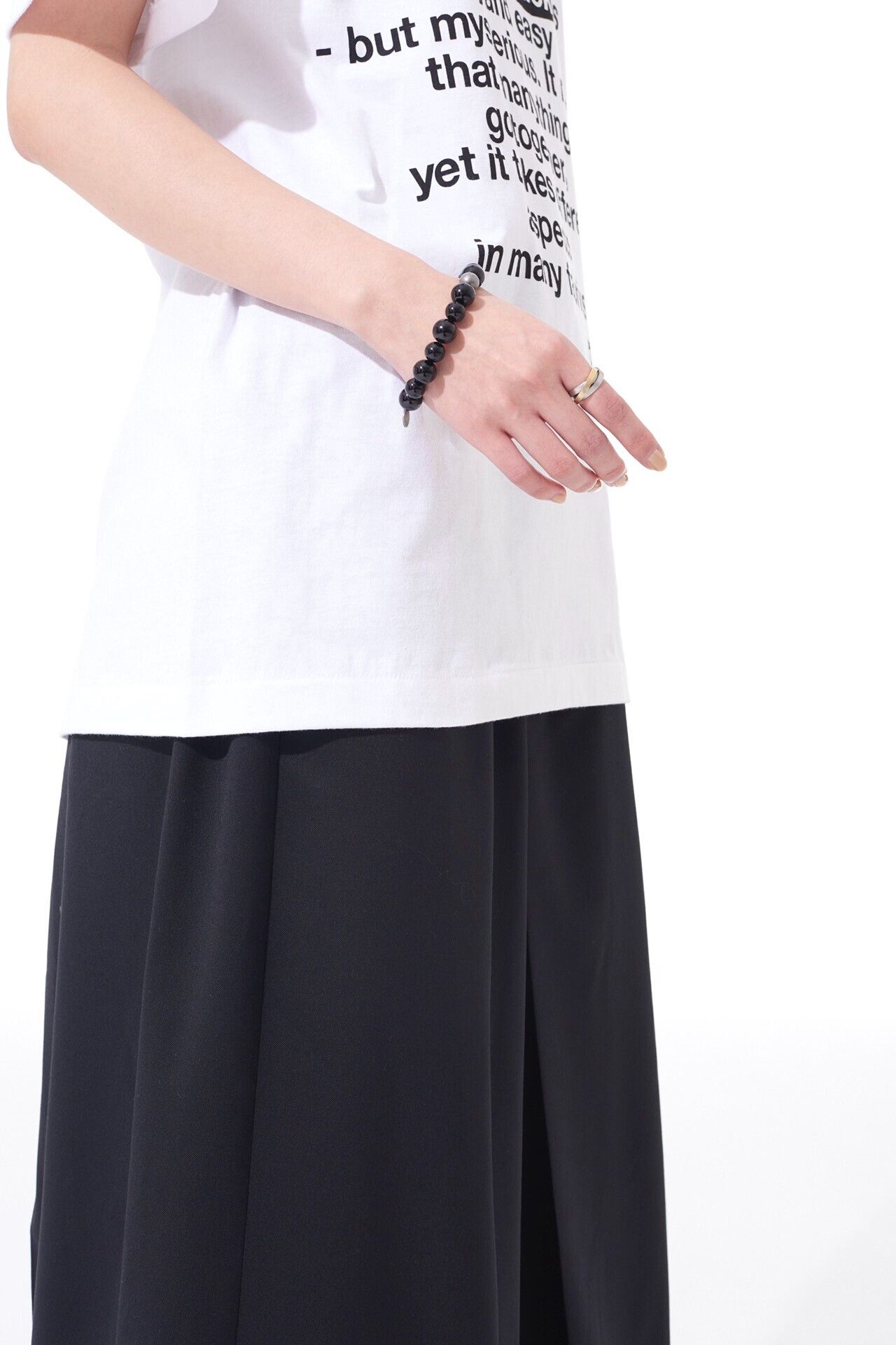 Yohji Yamamoto Yohji Yamamoto SYTE Black Onyx Bracelet Size ONE SIZE - 4 Thumbnail