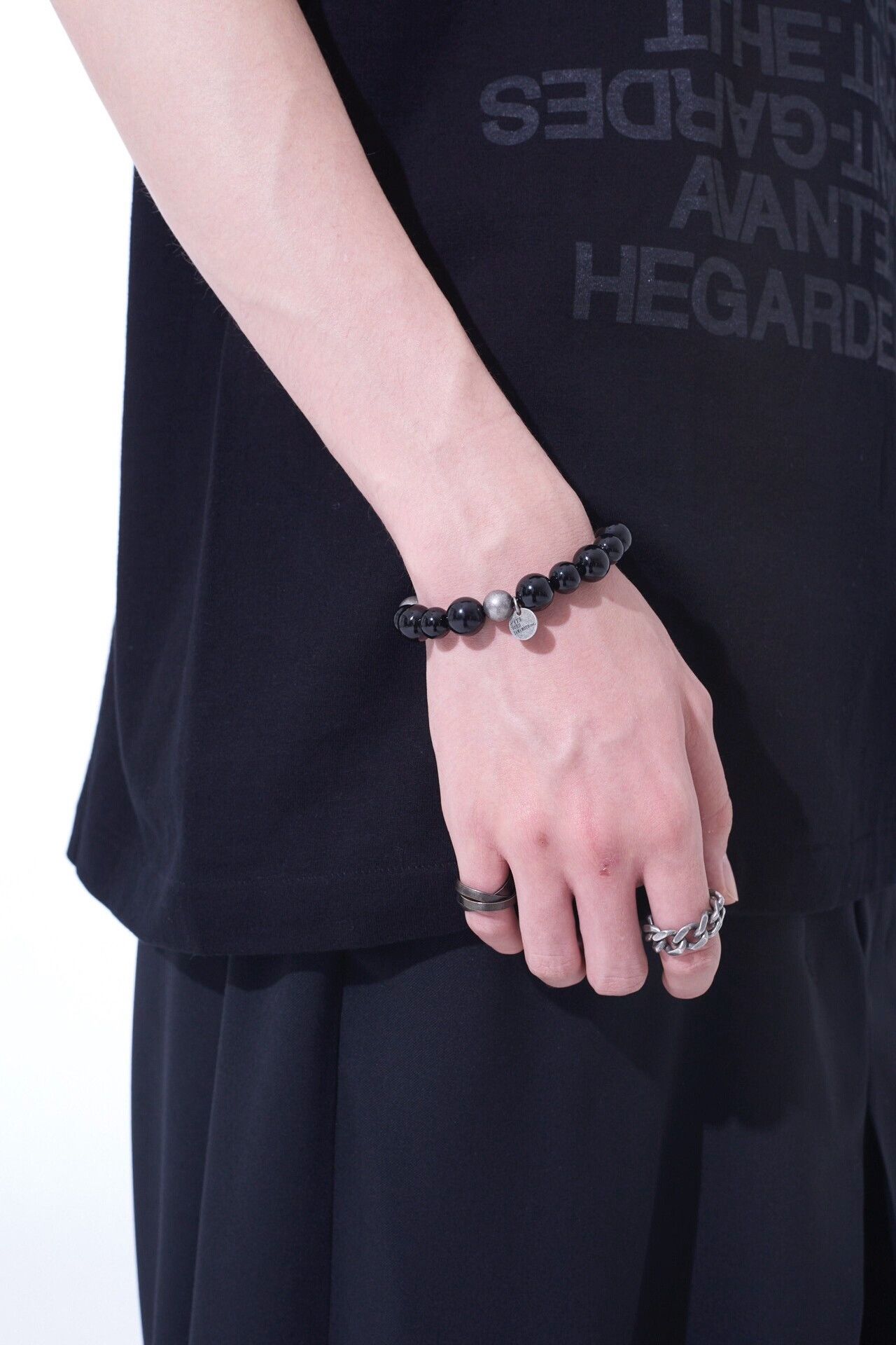 Yohji Yamamoto Yohji Yamamoto SYTE Black Onyx Bracelet Size ONE SIZE - 3 Thumbnail