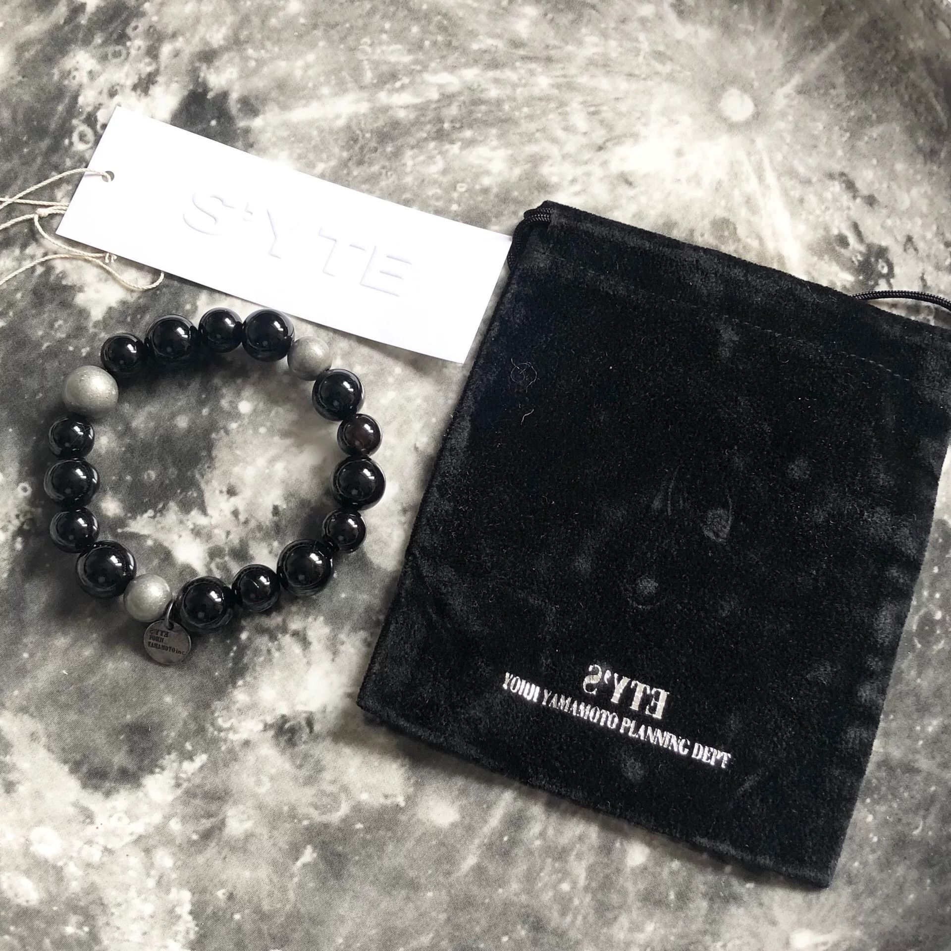 Yohji Yamamoto Yohji Yamamoto SYTE Black Onyx Bracelet Size ONE SIZE - 5 Thumbnail