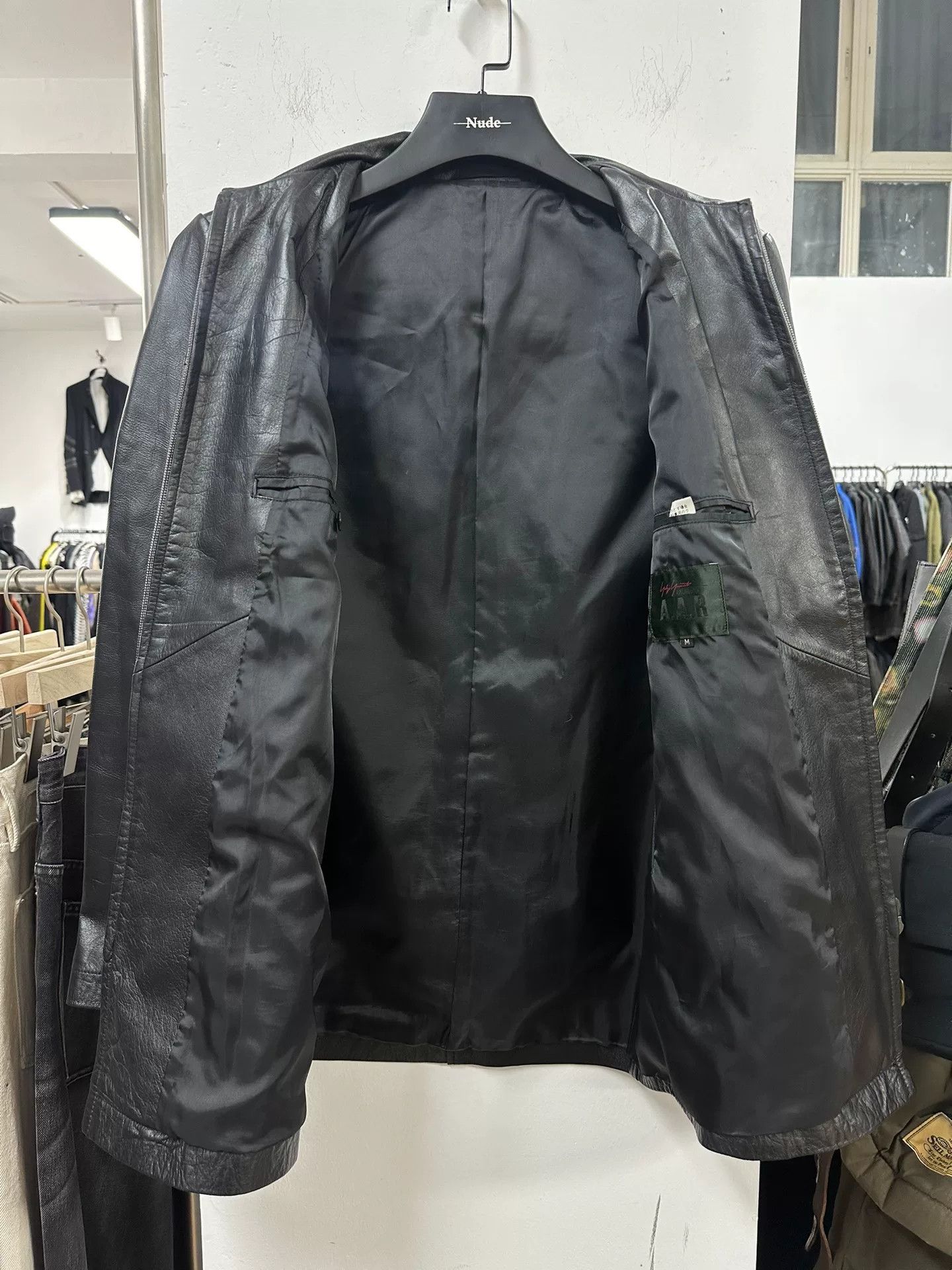 Yohji Yamamoto Yohji Yamamoto Black Leather Jacket Size US M / EU 48-50 / 2 - 6 Thumbnail