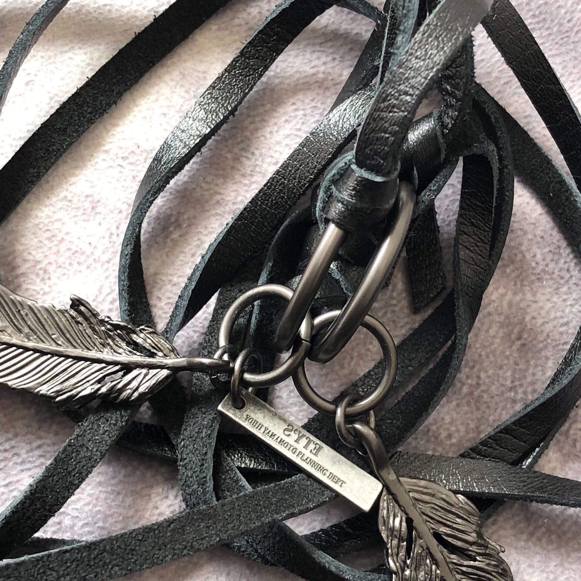 Yohji Yamamoto Yohji Yamamoto SYTE Feather Necklace Size ONE SIZE - 9 Thumbnail