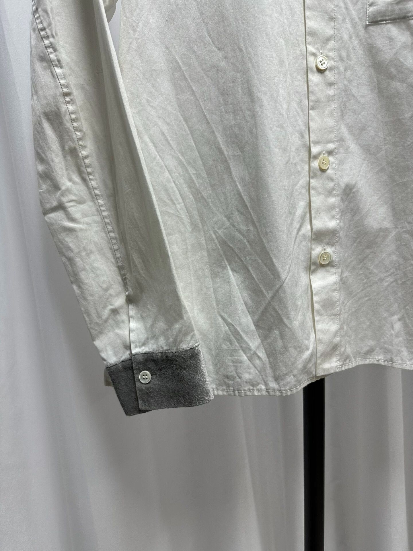 Y's Yohji Yamamoto Y's Velvet Panel Shirt Size US L / EU 52-54 / 3 - 3 Thumbnail