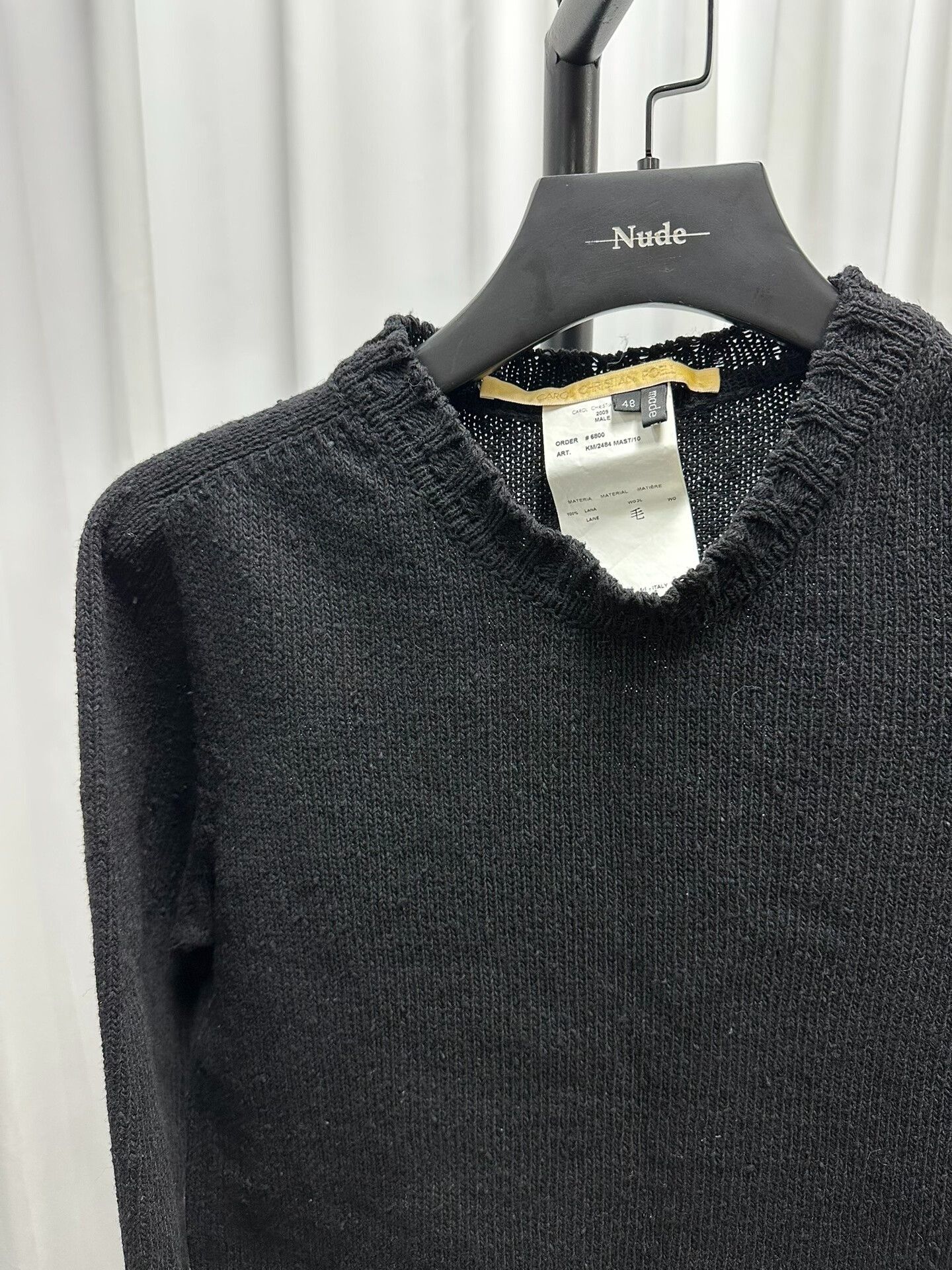 Carol Christian Poell Carol Christian Poell Wool Knit Sweater Size US M / EU 48-50 / 2 - 2 Thumbnail