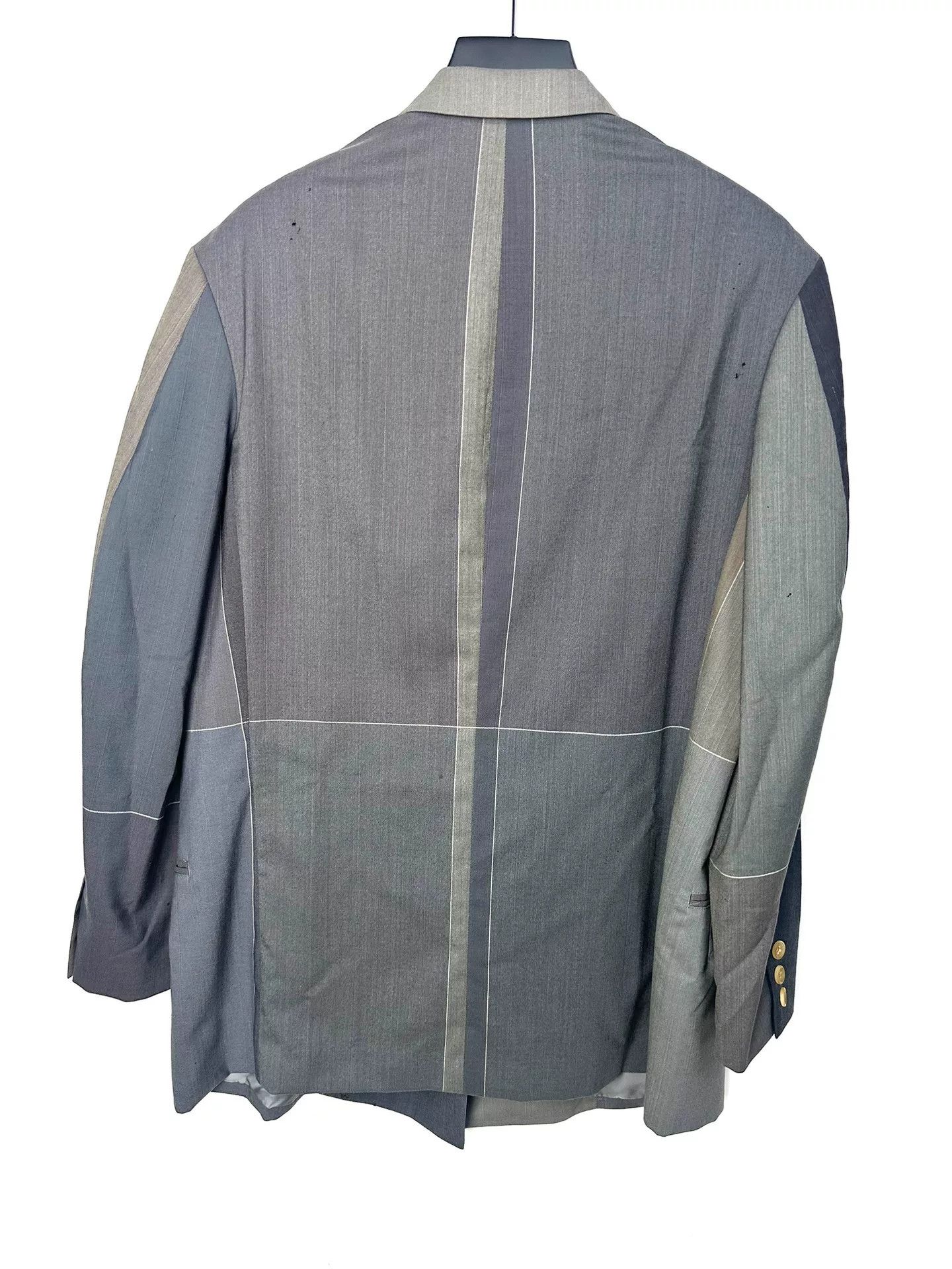 Yohji Yamamoto Yohji Yamamoto Pour Homme Color Block Suit Size US M / EU 48-50 / 2 - 4 Thumbnail