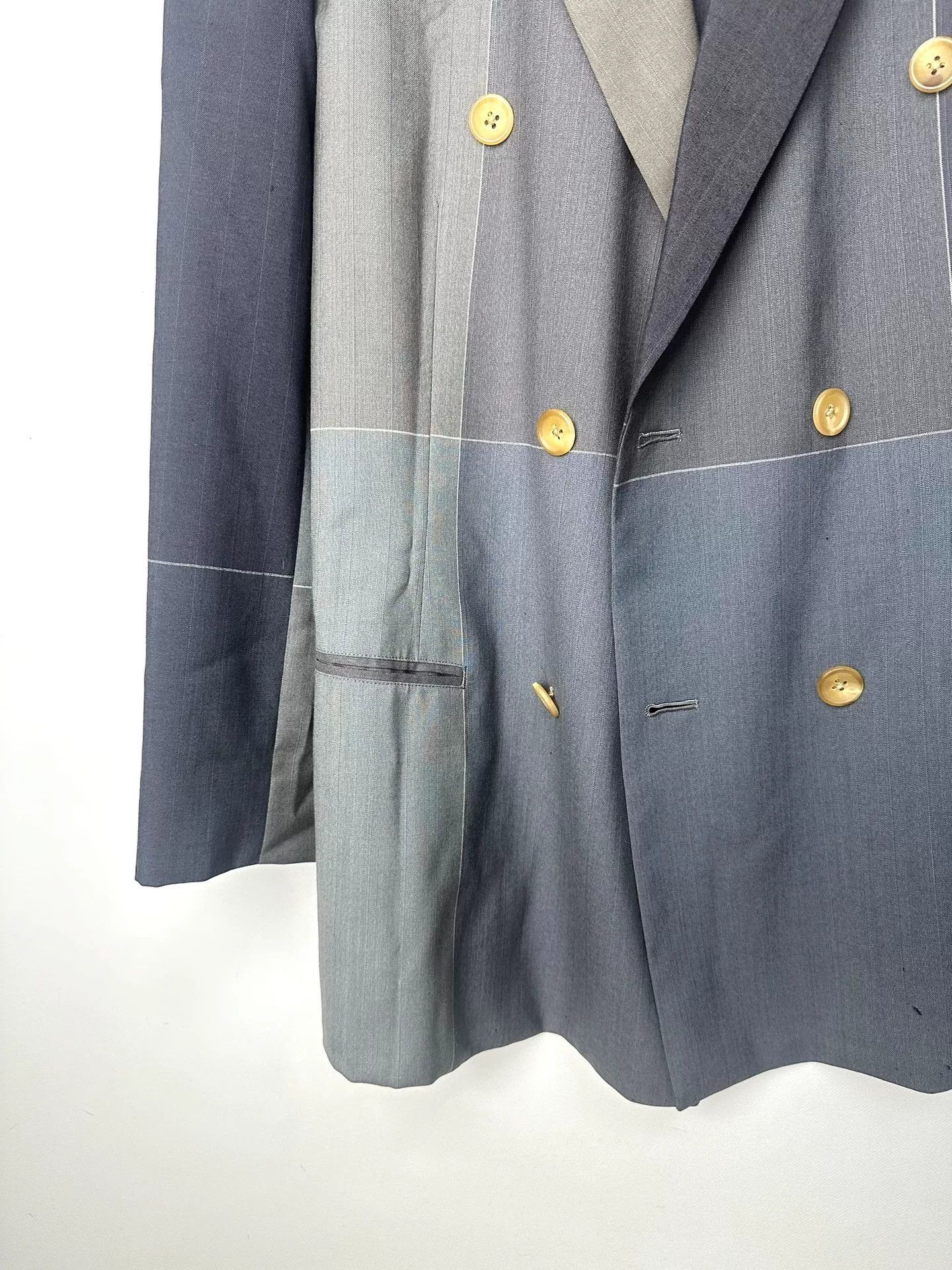 Yohji Yamamoto Yohji Yamamoto Pour Homme Color Block Suit Size US M / EU 48-50 / 2 - 3 Thumbnail