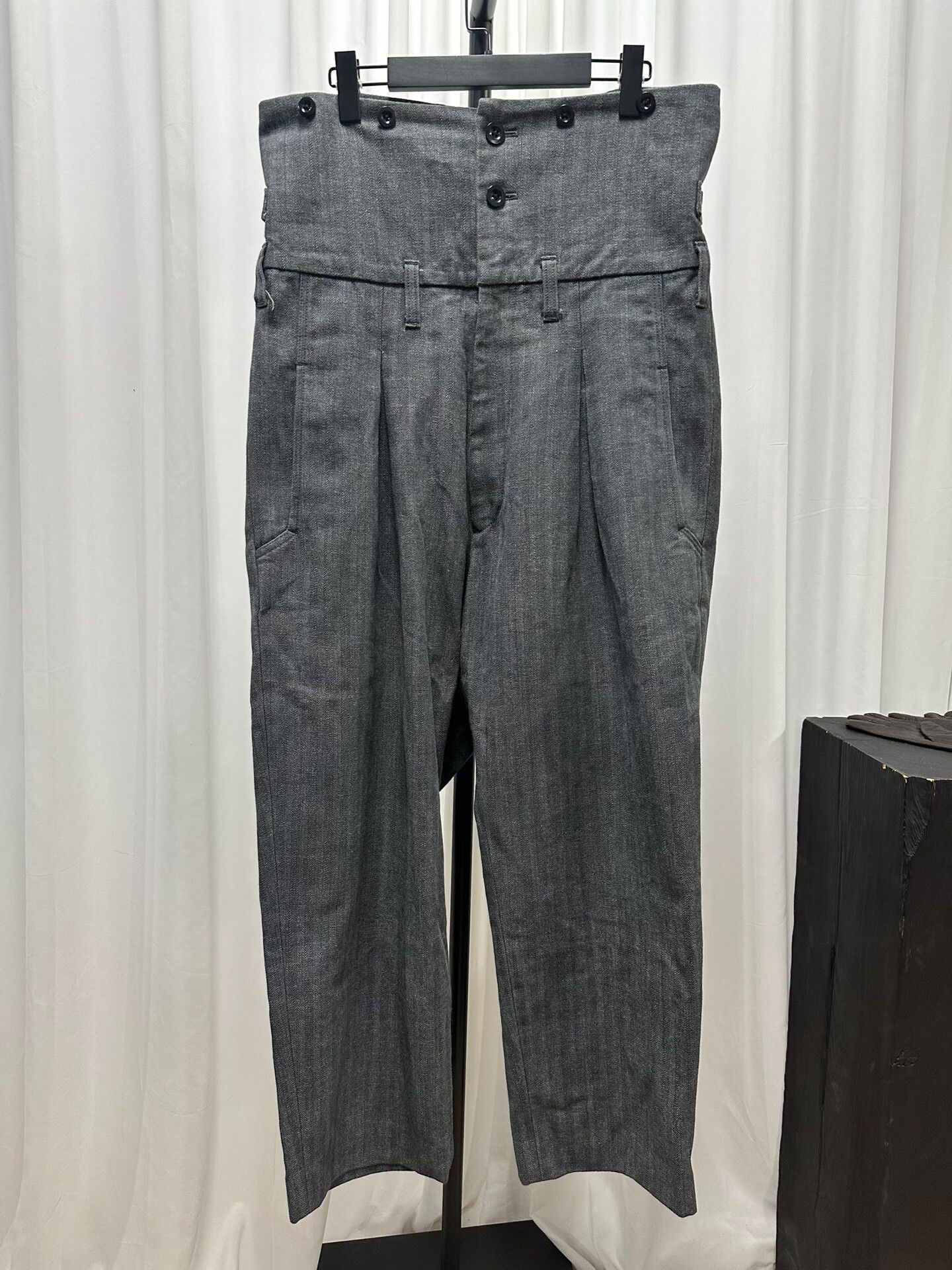 Yohji Yamamoto Yohji Yamamoto Striped Dress Trousers 2011 Size US 30 / EU 46 - 2 Thumbnail