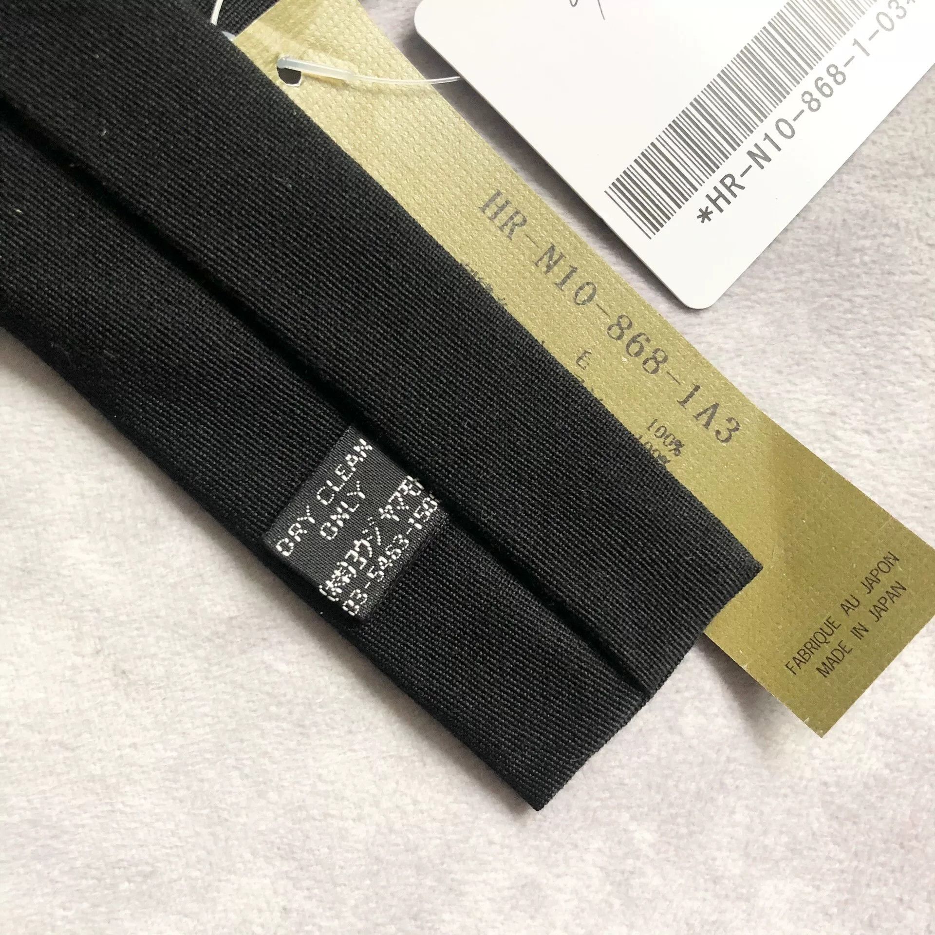 Yohji Yamamoto Yohji Yamamoto Pour Homme Embroidered Tie Size ONE SIZE - 8 Thumbnail