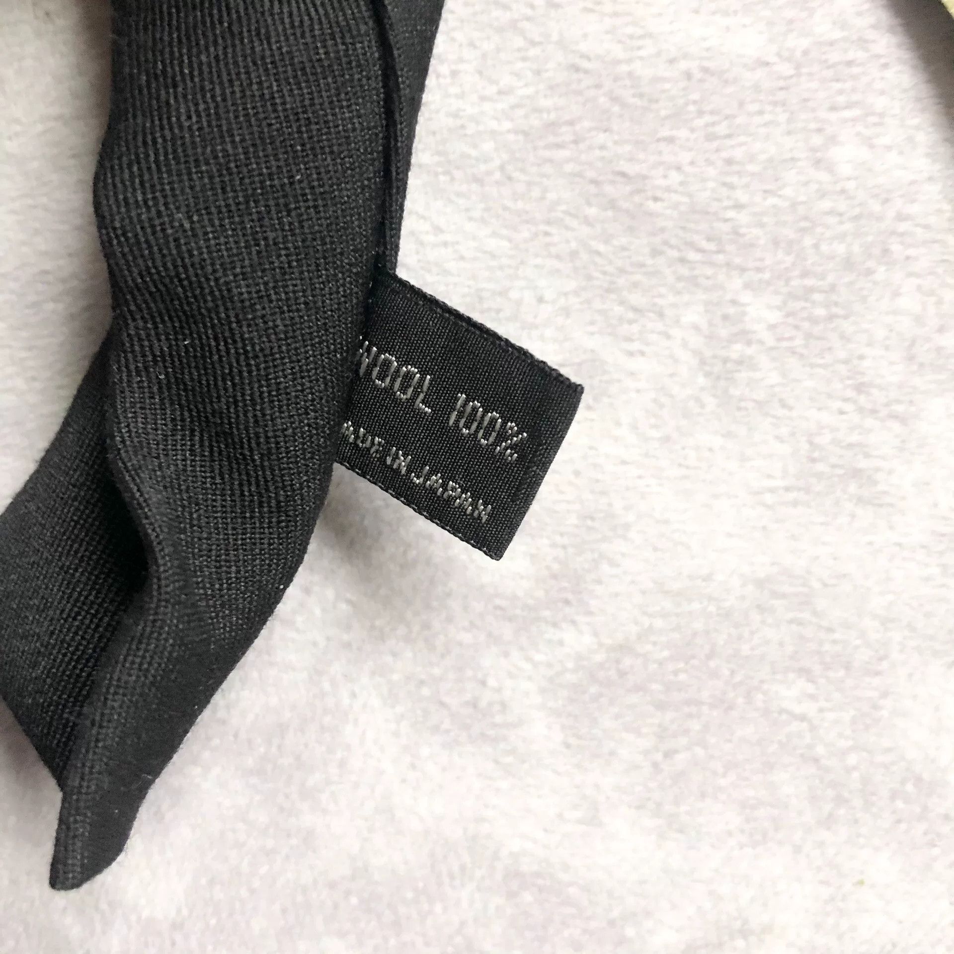 Yohji Yamamoto Yohji Yamamoto Pour Homme Embroidered Tie Size ONE SIZE - 9 Thumbnail