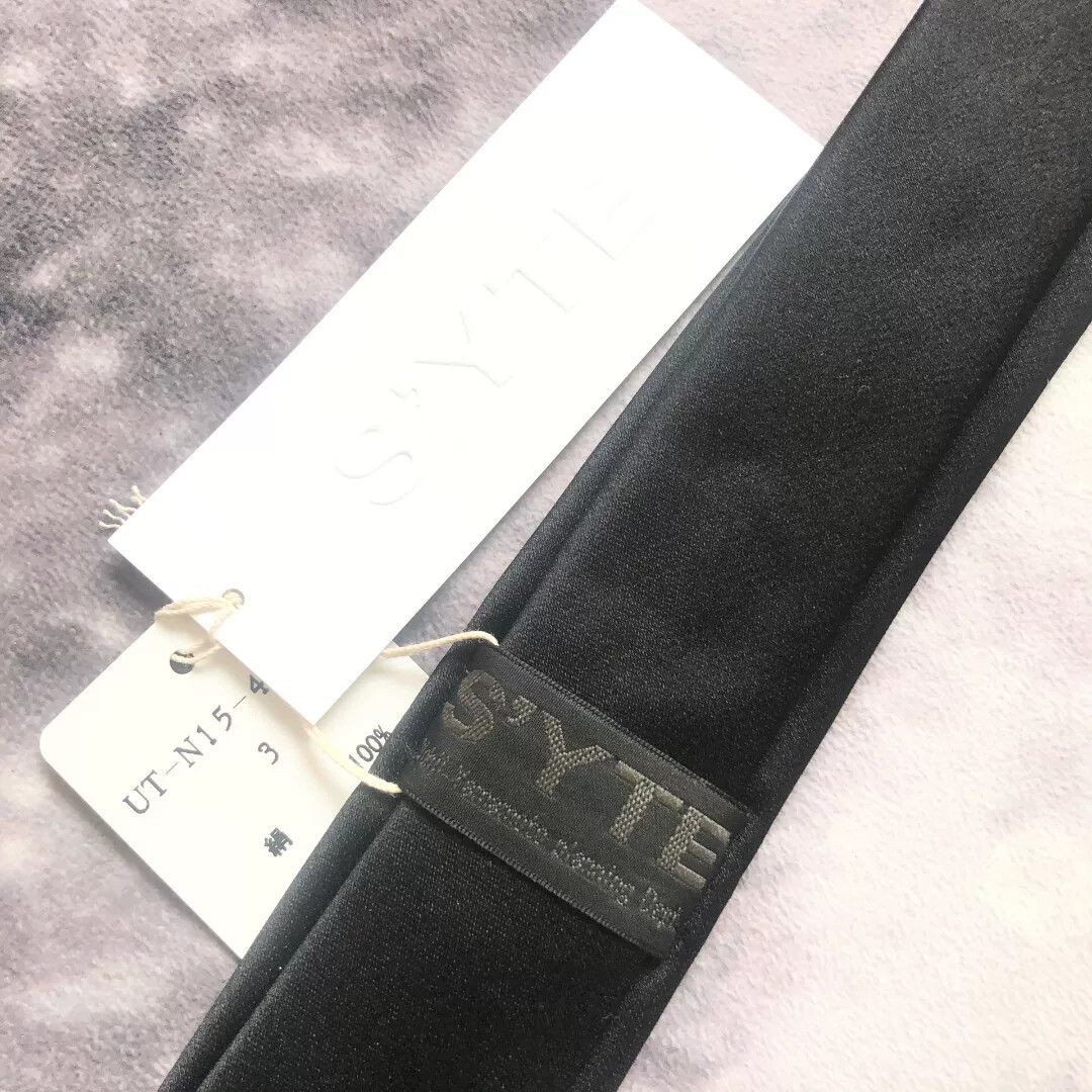 Yohji Yamamoto Yohji Yamamoto SYTE Tattoo Silk Tie Size ONE SIZE - 7 Thumbnail