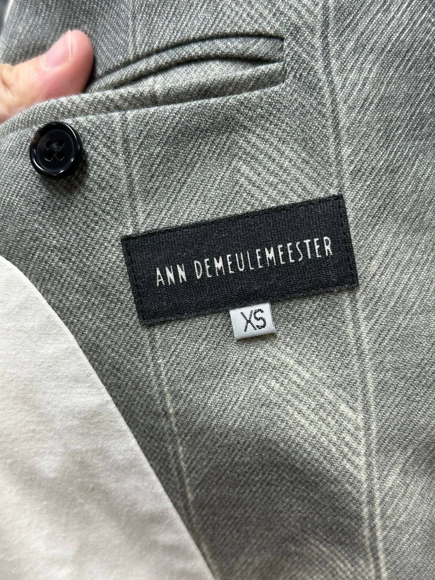 Ann Demeulemeester Ann Demeulemeester Men's Suit Jacket Size US XS / EU 42 / 0 - 7 Thumbnail