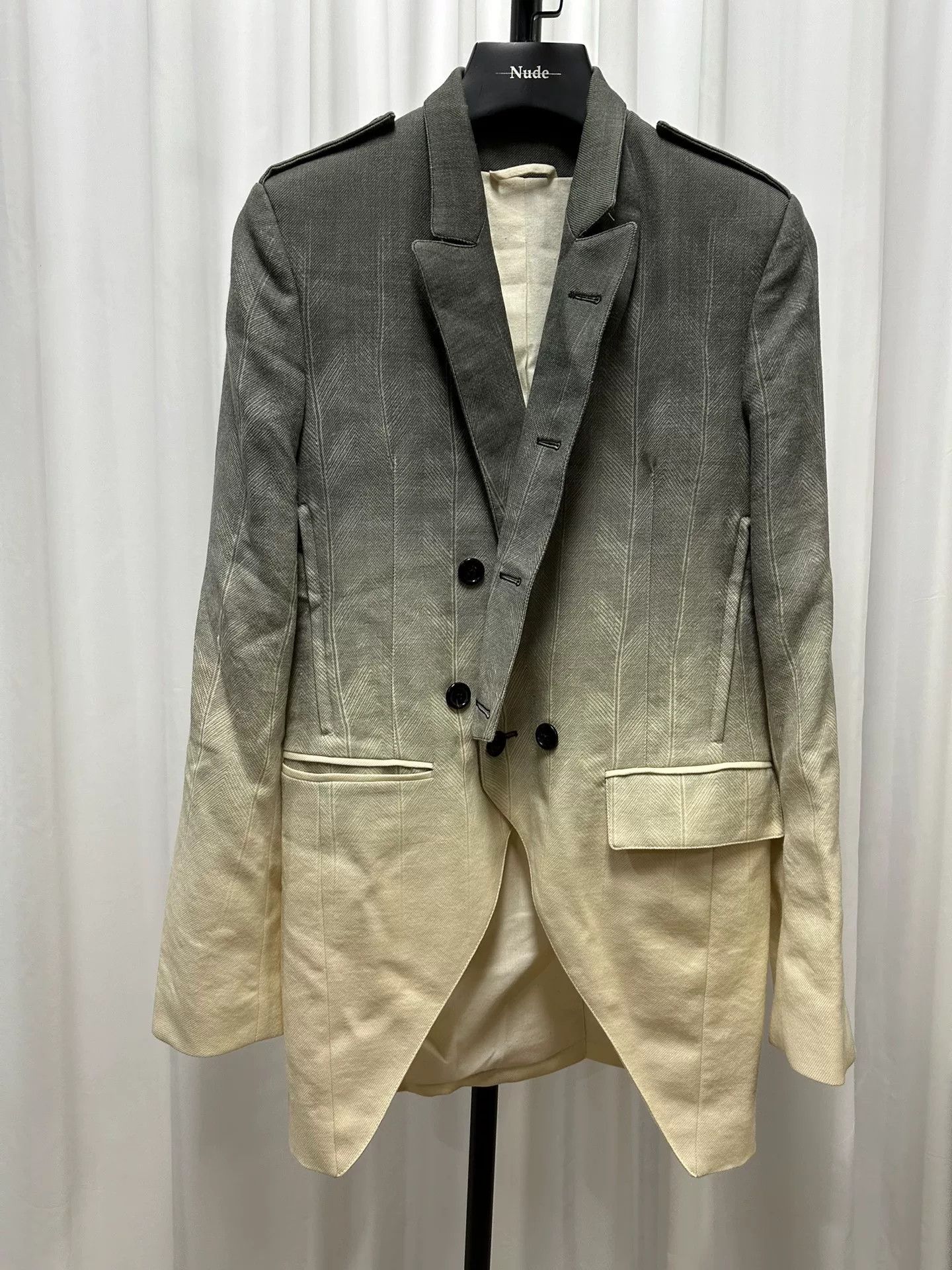Ann Demeulemeester Ann Demeulemeester Men's Suit Jacket Size US XS / EU 42 / 0 - 2 Thumbnail