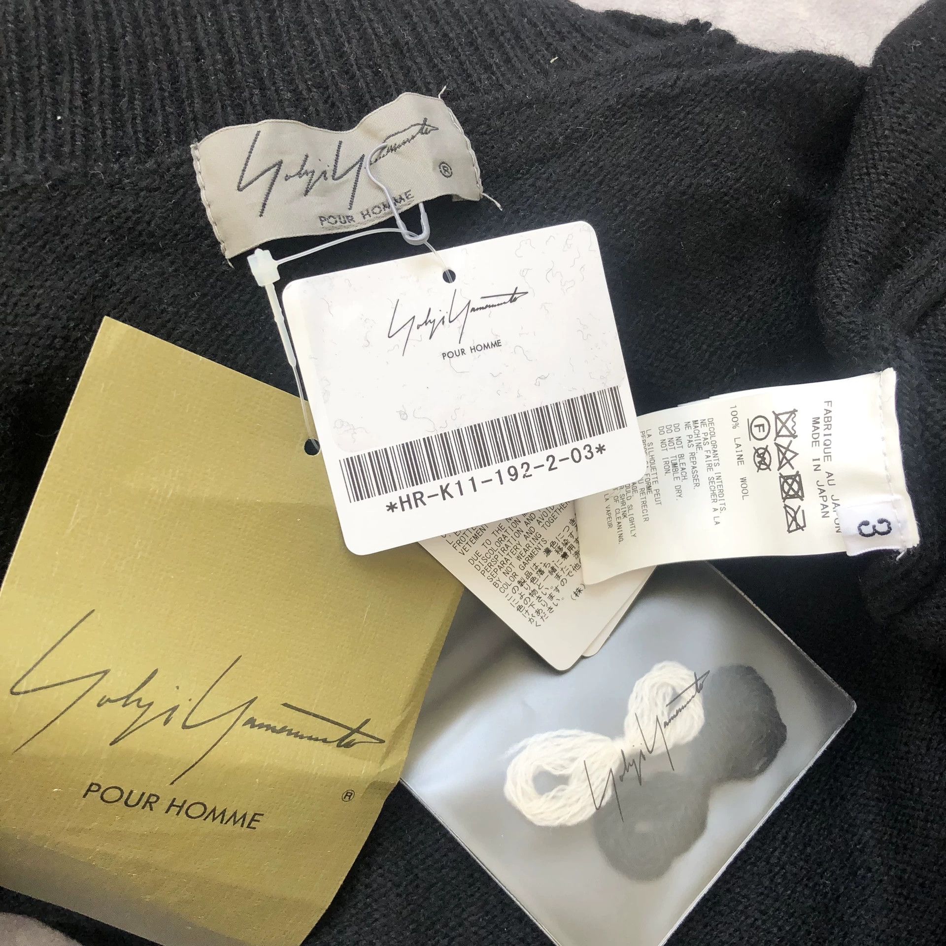 Yohji Yamamoto Yohji Yamamoto 20AW Abstract Knit Turtleneck Size US L / EU 52-54 / 3 - 9 Thumbnail
