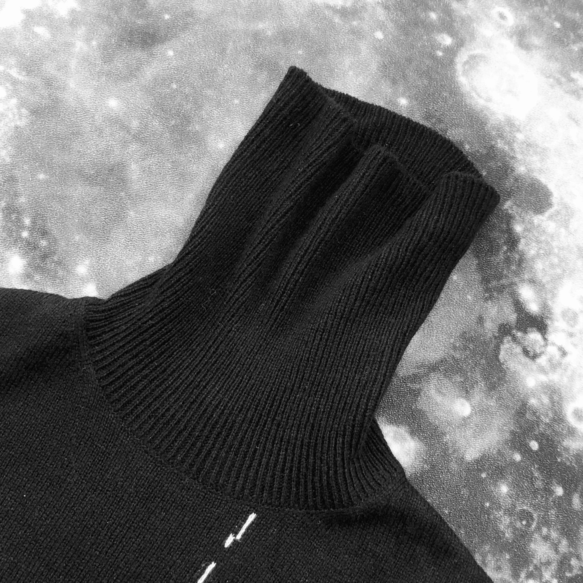Yohji Yamamoto Yohji Yamamoto 20AW Abstract Knit Turtleneck Size US L / EU 52-54 / 3 - 7 Thumbnail
