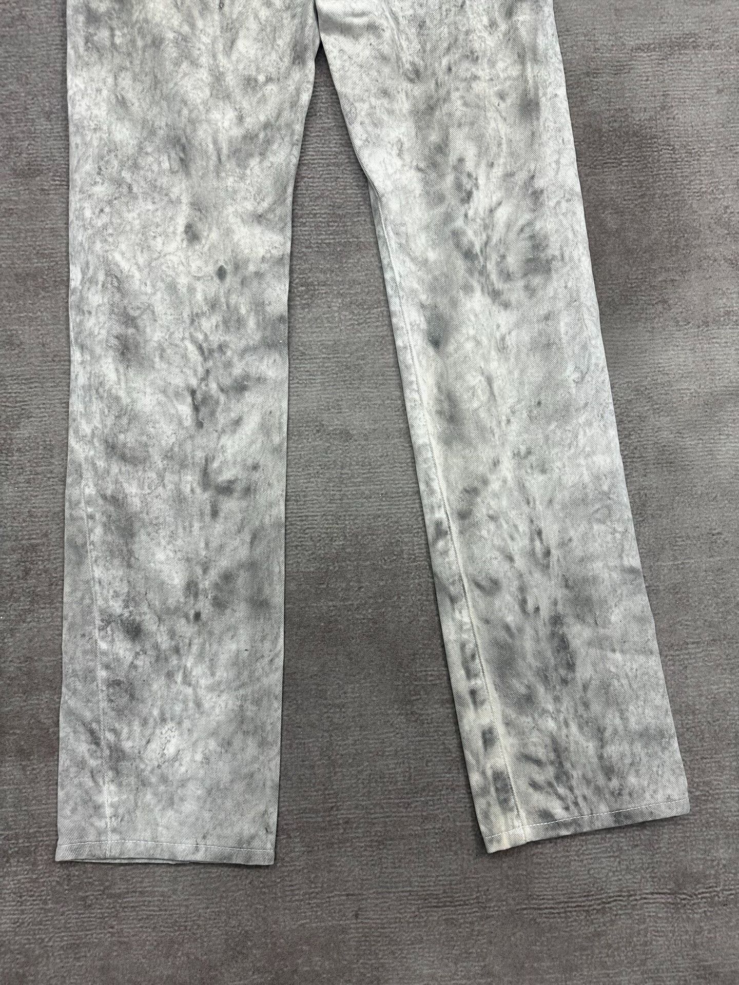 Dior Dior Homme Distressed White Denim Trousers Size US 29 - 7 Thumbnail
