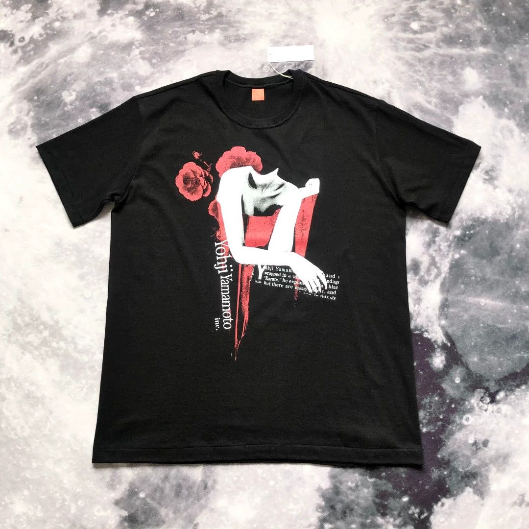 Yohji Yamamoto Yohji Yamamoto SYTE Portrait Short-Sleeve TEE Size US XL / EU 56 / 4 - 4 Thumbnail
