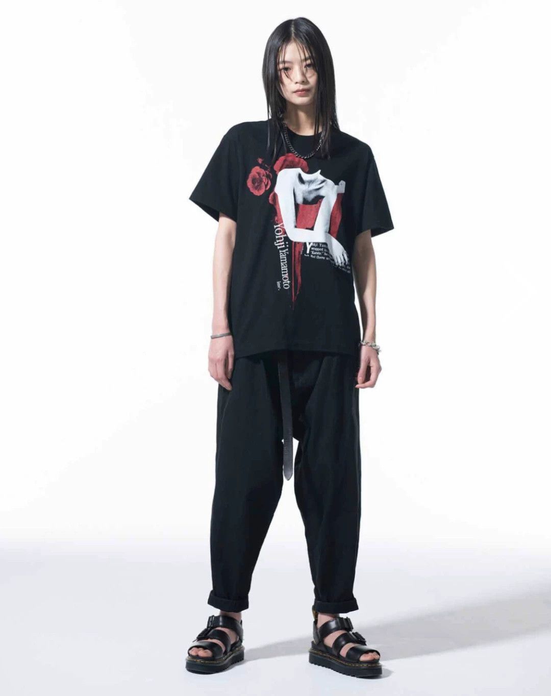 Yohji Yamamoto Yohji Yamamoto SYTE Portrait Short-Sleeve TEE Size US XL / EU 56 / 4 - 3 Thumbnail