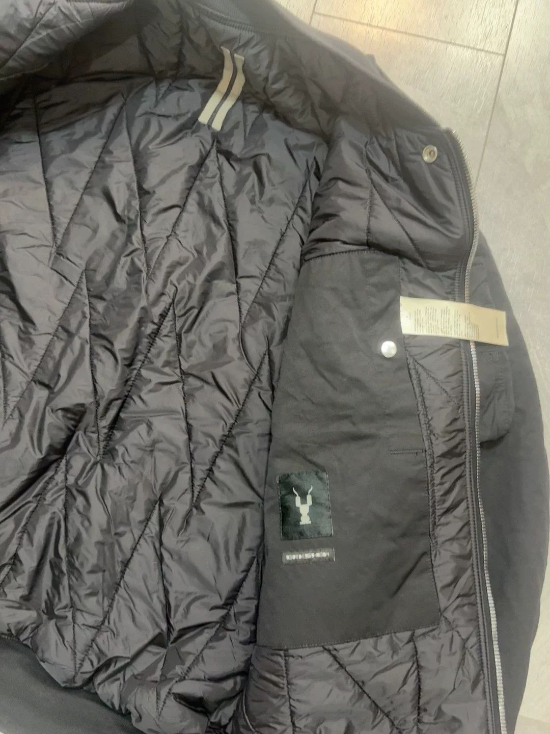 Rick Owens Drkshdw Rick Owens DRKSHDW Black MA1 Flight Jacket Size US M / EU 48-50 / 2 - 8 Thumbnail