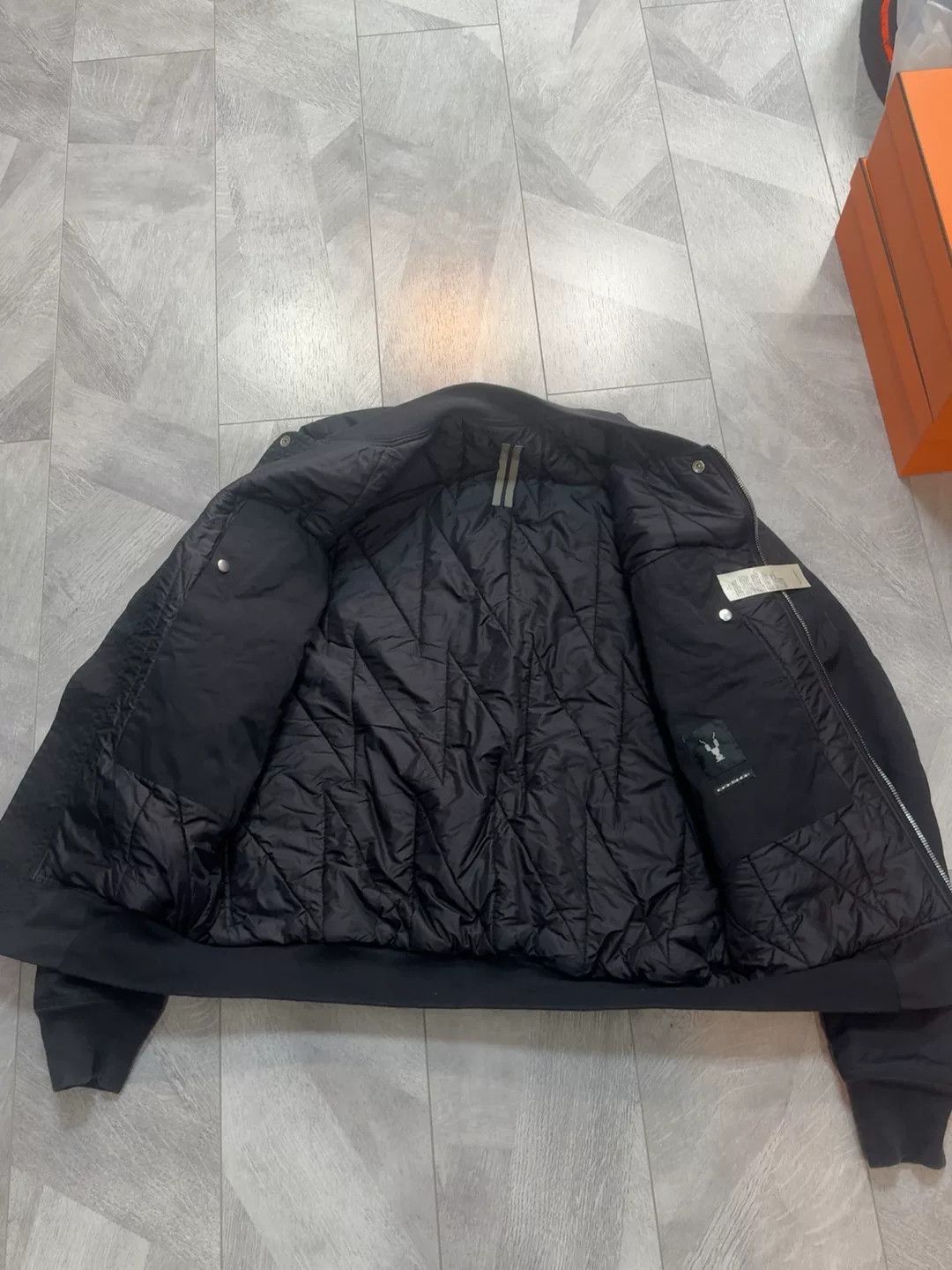 Rick Owens Drkshdw Rick Owens DRKSHDW Black MA1 Flight Jacket Size US M / EU 48-50 / 2 - 3 Thumbnail
