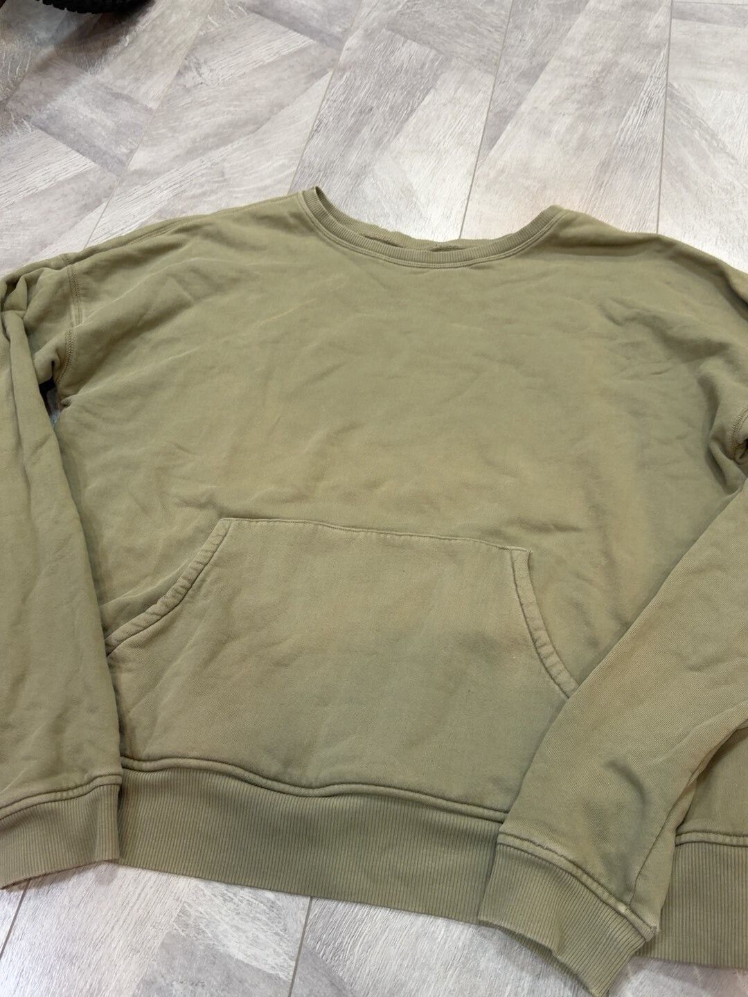 Greg Lauren Vintage Green Cotton Sweatshirt Size US L / EU 52-54 / 3 - 2 Thumbnail