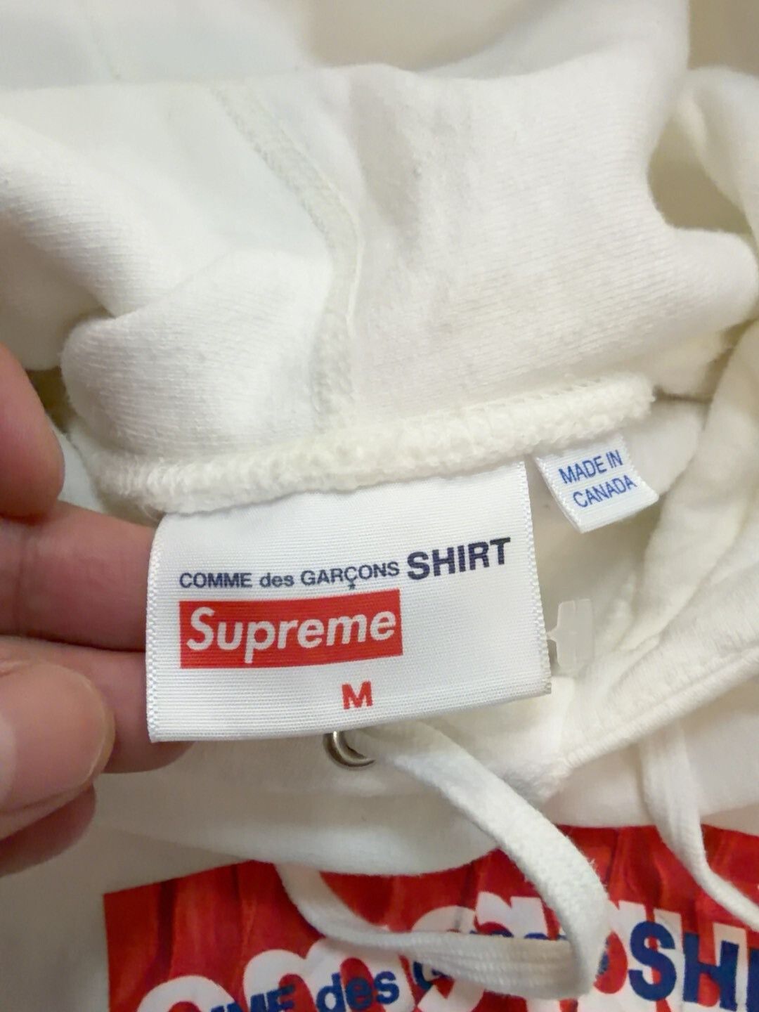 Supreme Supreme x CDG Bogo Box Logo Hoodie Size US M / EU 48-50 / 2 - 3 Thumbnail