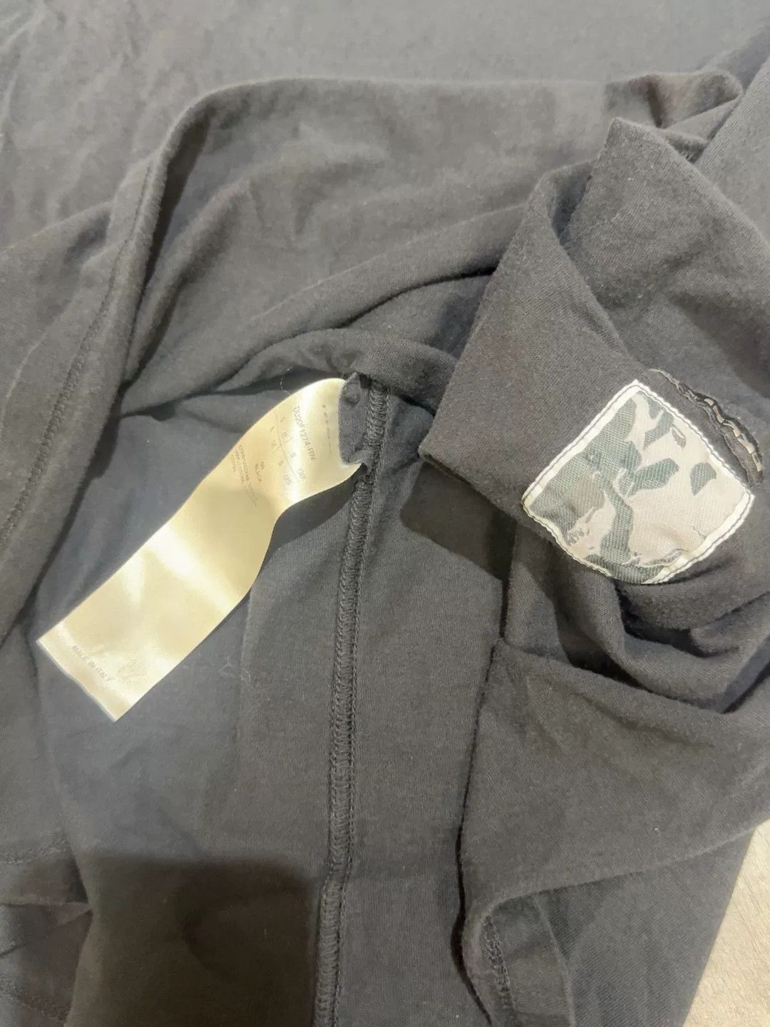 Rick Owens Rick Owens Black Deconstructed Short Sleeve Tee Size US S / EU 44-46 / 1 - 4 Thumbnail