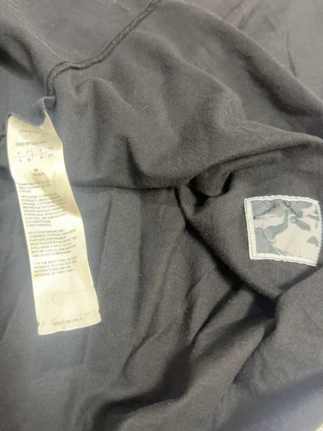 Rick Owens Rick Owens Black Deconstructed Short Sleeve Tee Size US S / EU 44-46 / 1 - 5 Thumbnail