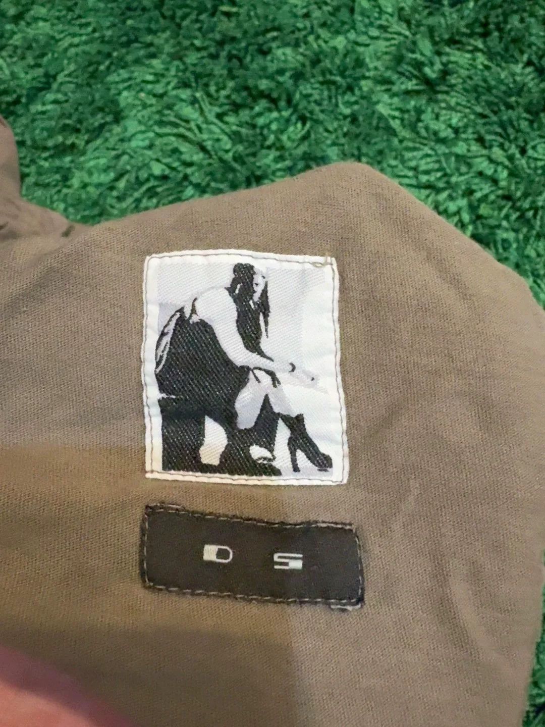 Rick Owens Drkshdw Rick Owens Green Short Sleeve Tee Size US M / EU 48-50 / 2 - 7 Thumbnail