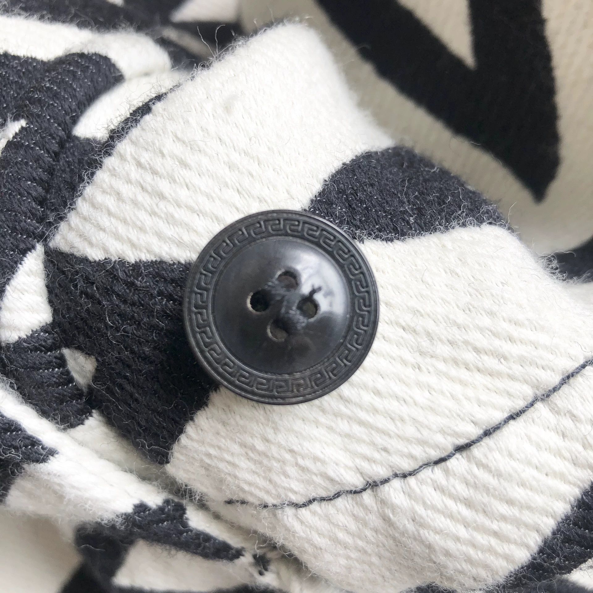 Versace VERSACE Men's Wool Hooded Coat Size US M / EU 48-50 / 2 - 3 Thumbnail