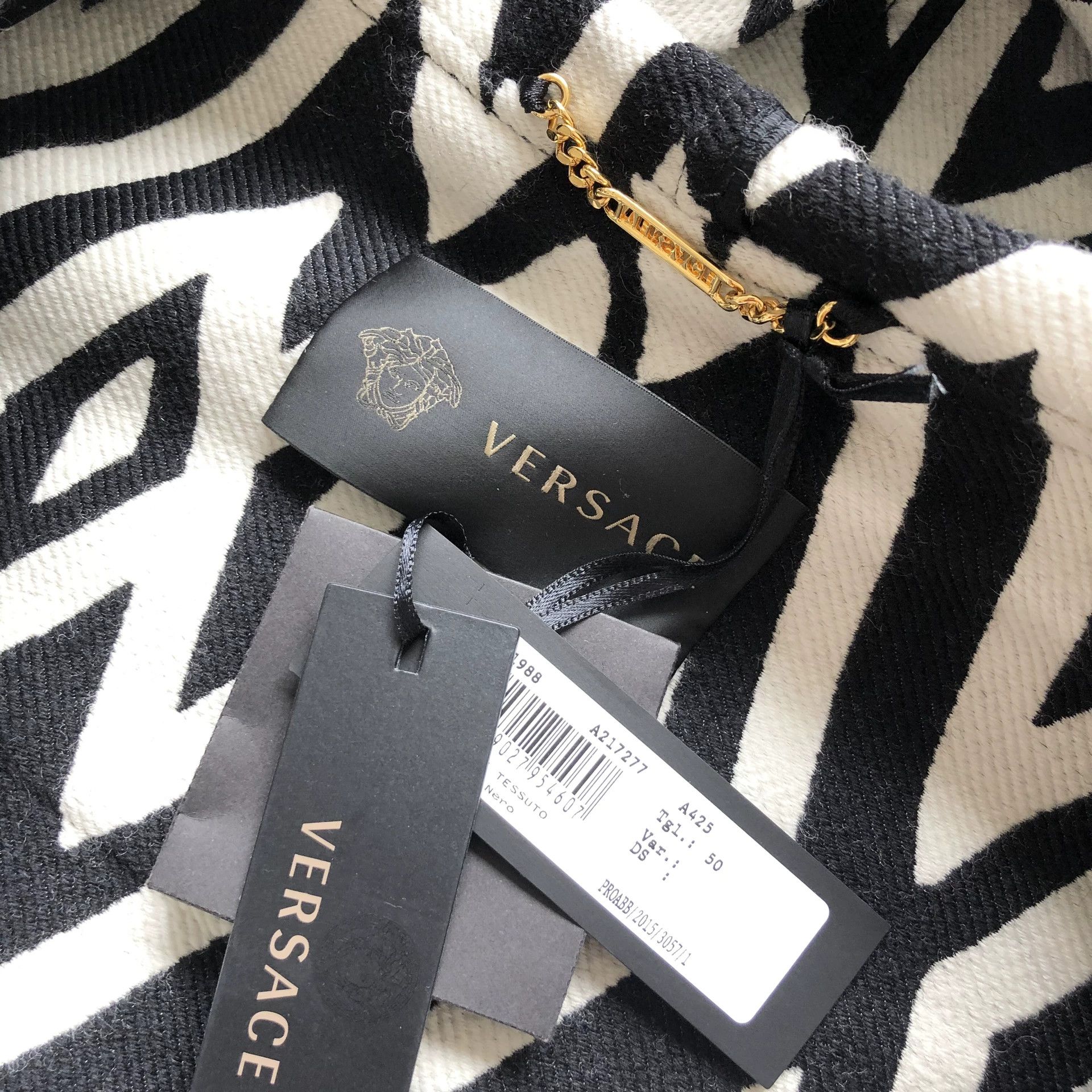 Versace VERSACE Men's Wool Hooded Coat Size US M / EU 48-50 / 2 - 7 Thumbnail