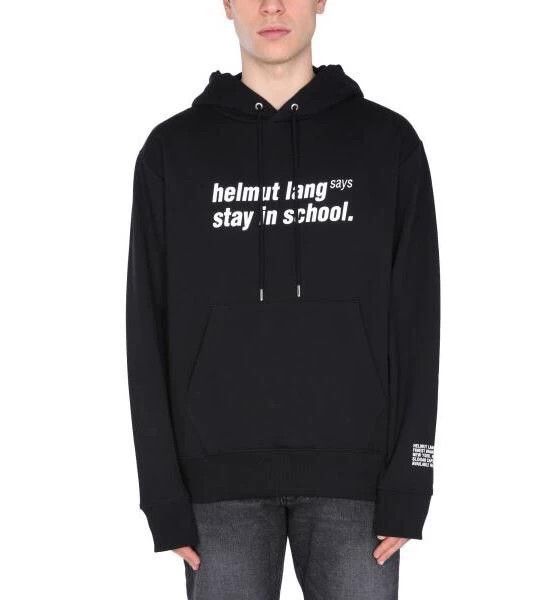 Helmut Lang Helmut Lang Back Smiley Stay In School Hoodie Size US L / EU 52-54 / 3 - 2 Thumbnail
