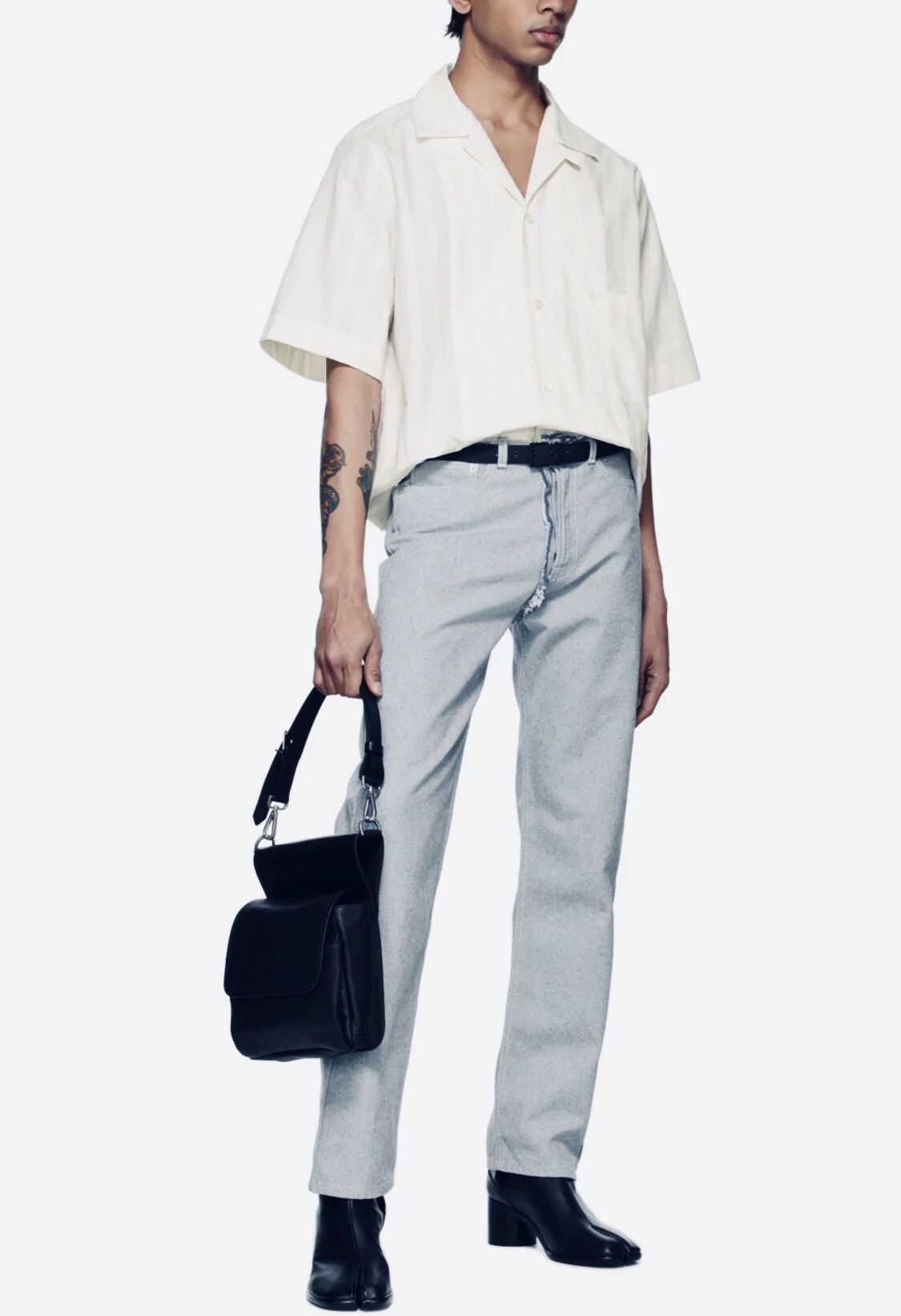Maison Margiela Maison Margiela SS21 Cuban Collar Bowling Shirt Size US XXS / EU 40 - 4 Thumbnail