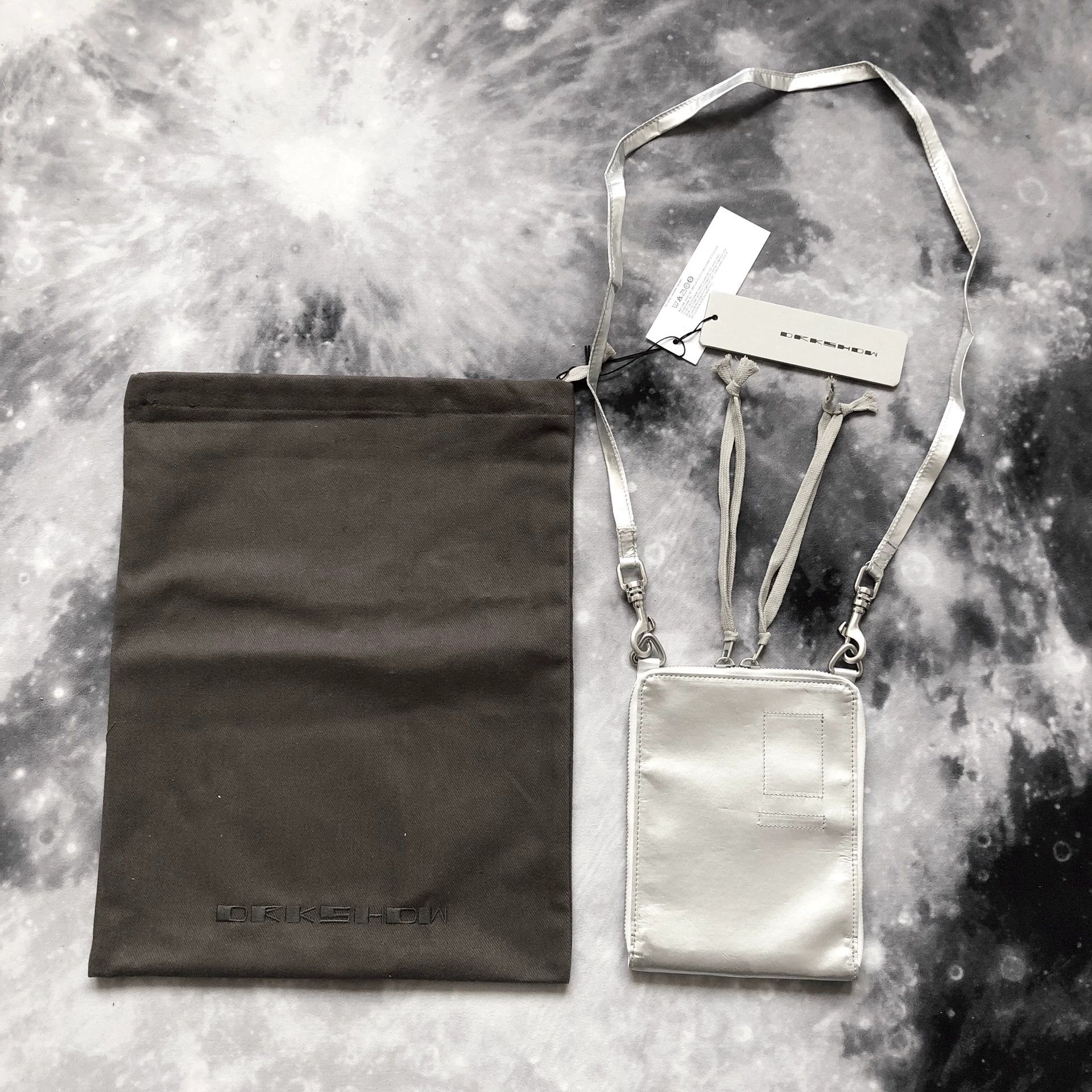 Rick Owens Rick Owens Drkshdw Borsello Silver Bag Size ONE SIZE - 2 Thumbnail
