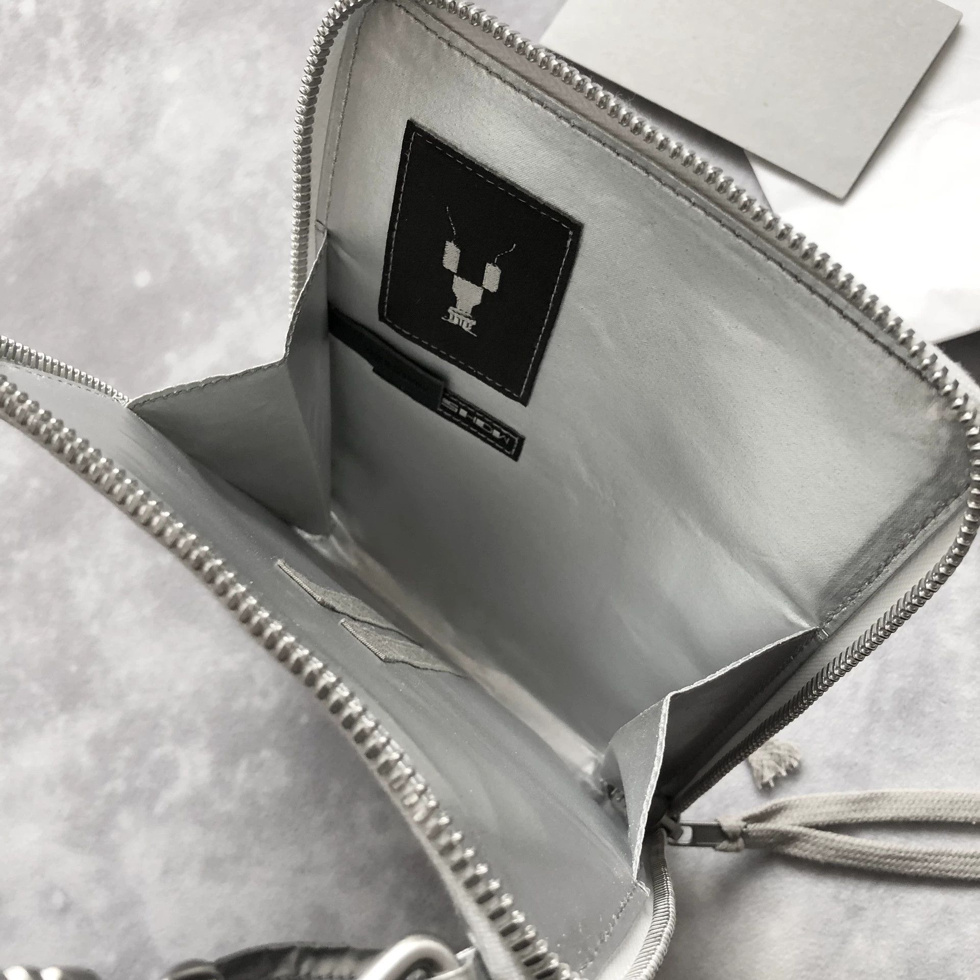 Rick Owens Rick Owens Drkshdw Borsello Silver Bag Size ONE SIZE - 6 Thumbnail