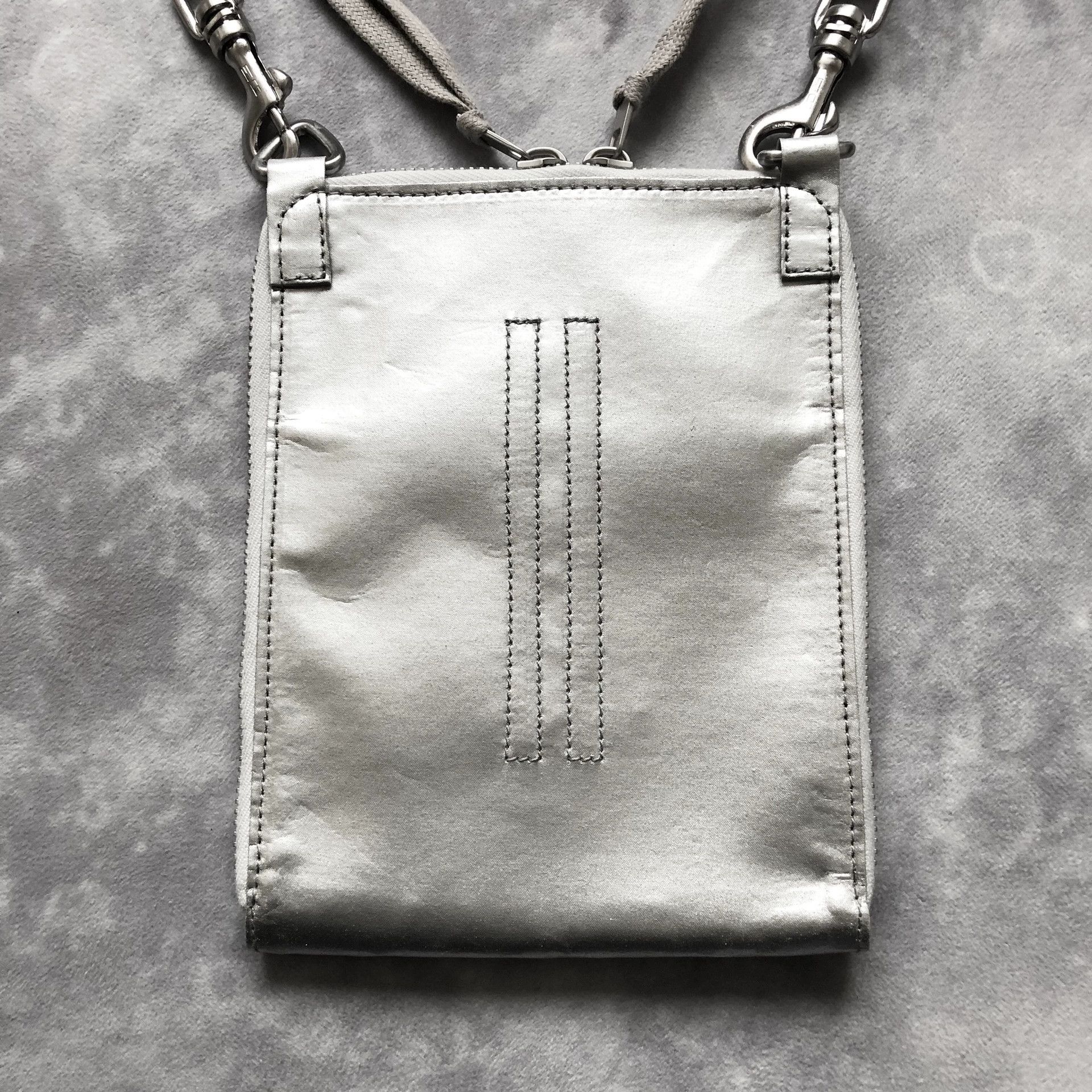 Rick Owens Rick Owens Drkshdw Borsello Silver Bag Size ONE SIZE - 5 Thumbnail